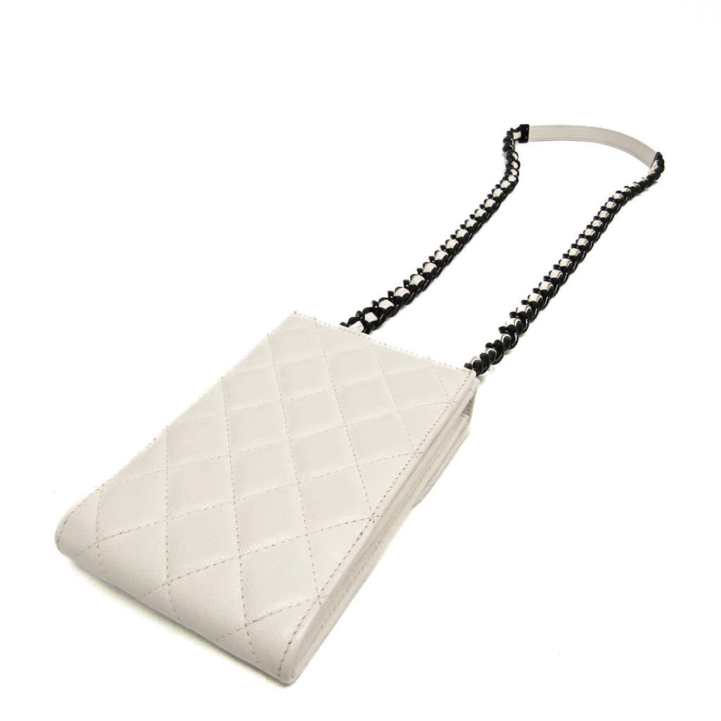 My Everything Phone Holder Crossbody Bag Quilted Caviar