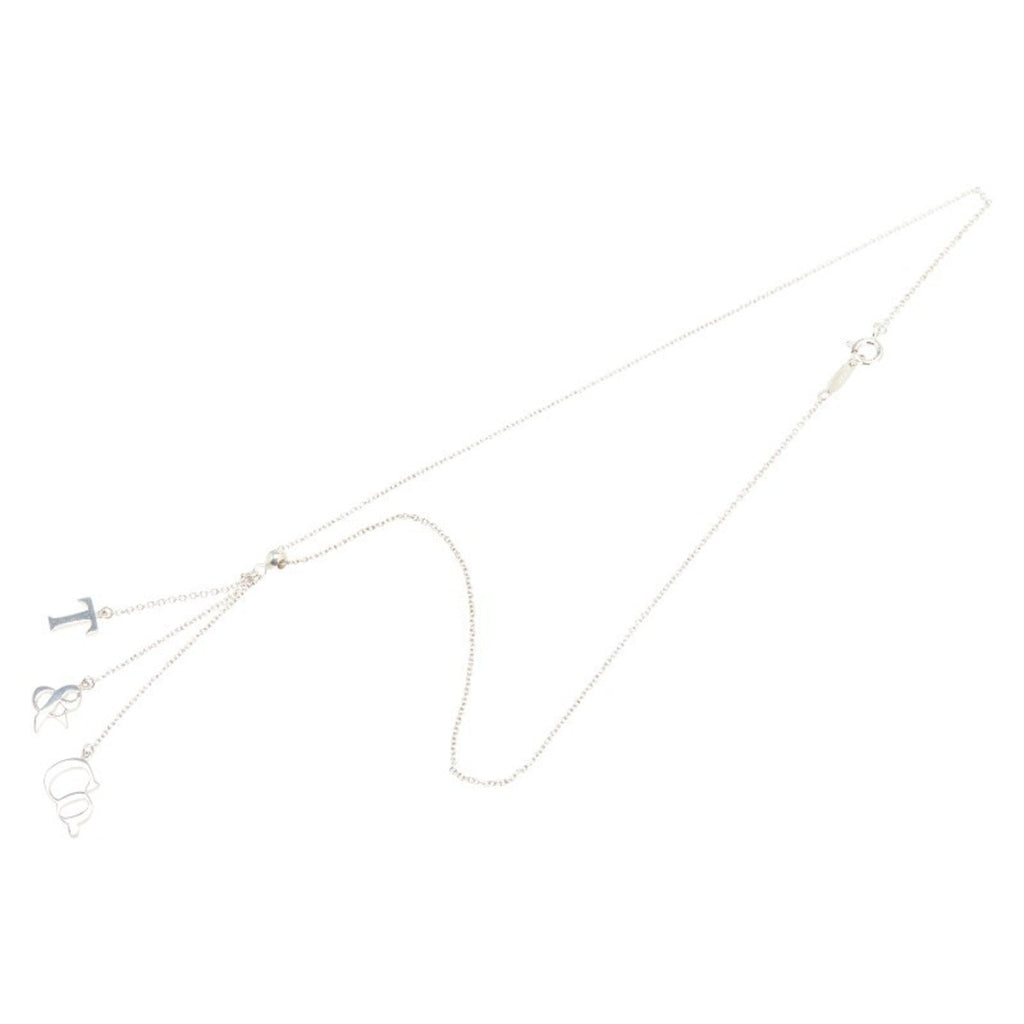 T Pendant Necklace Sterling Silver