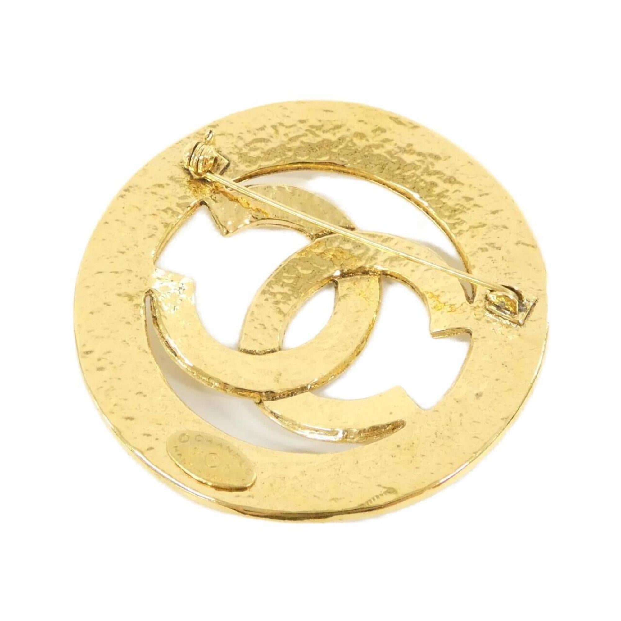 Brooch Gold-Tone Metal