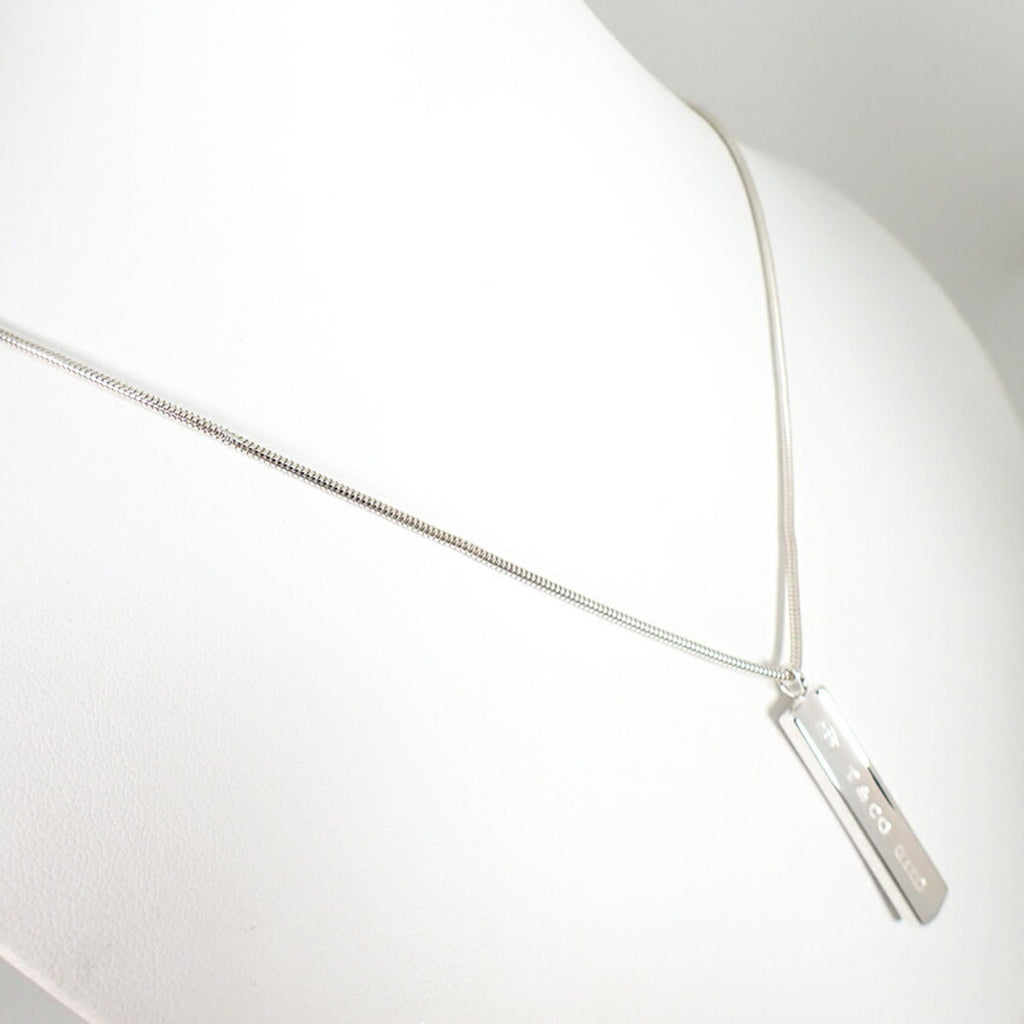 1837 Bar Pendant Necklace Sterling Silver