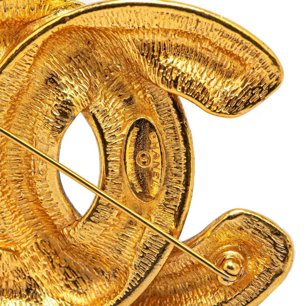 CC Logo Brooch Metal