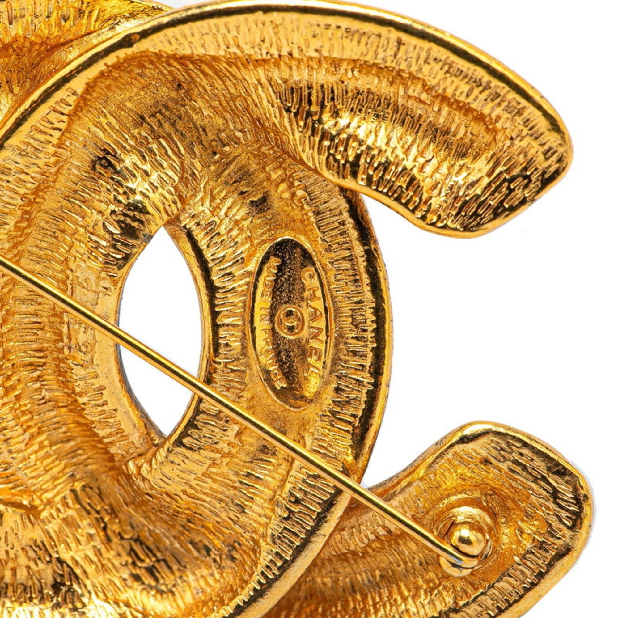 CC Logo Brooch Metal