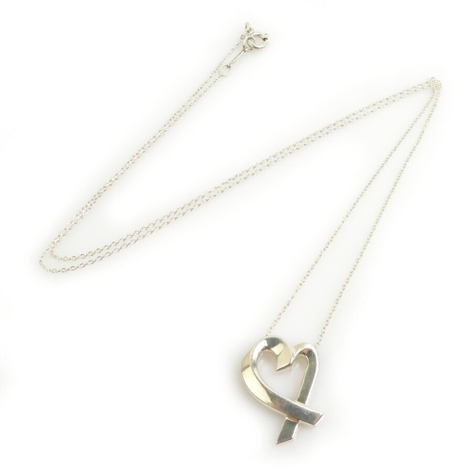 Loving Heart Pendant Necklace Sterling Silver