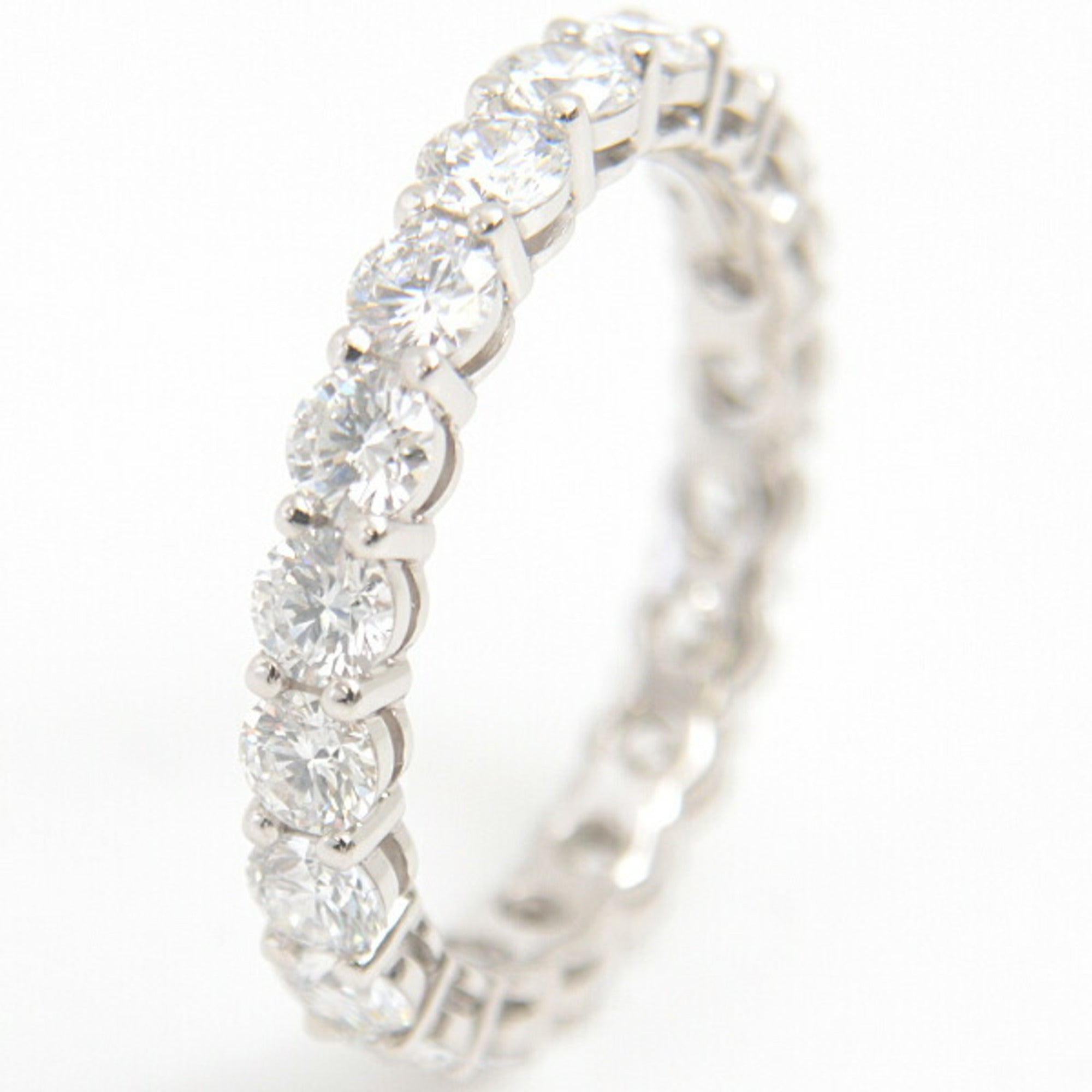 Band Ring Platinum with Diamond