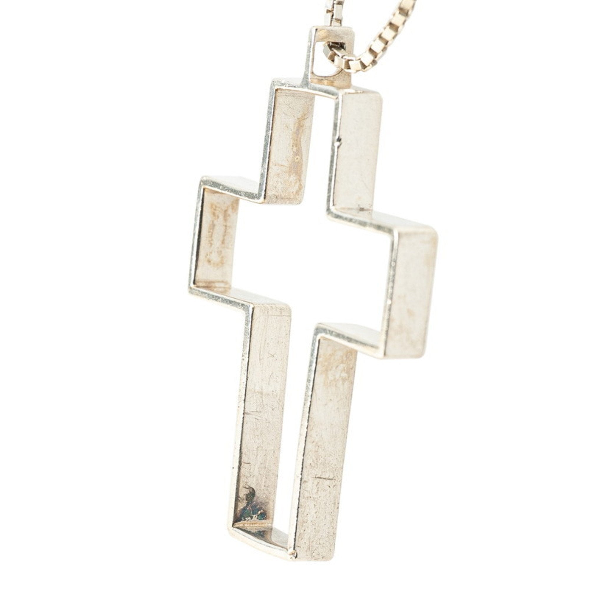 Cross Pendant Necklace Sterling Silver