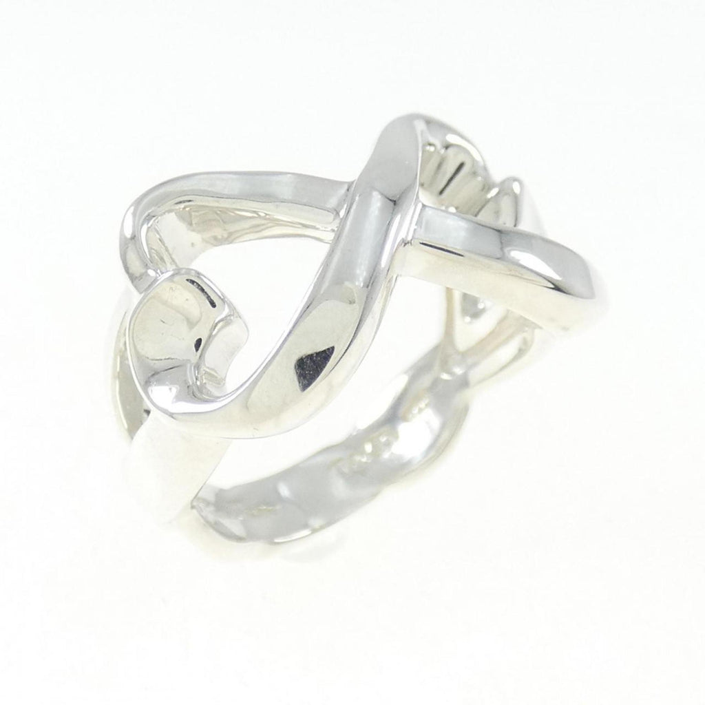 Double Loving Heart Ring Sterling Silver