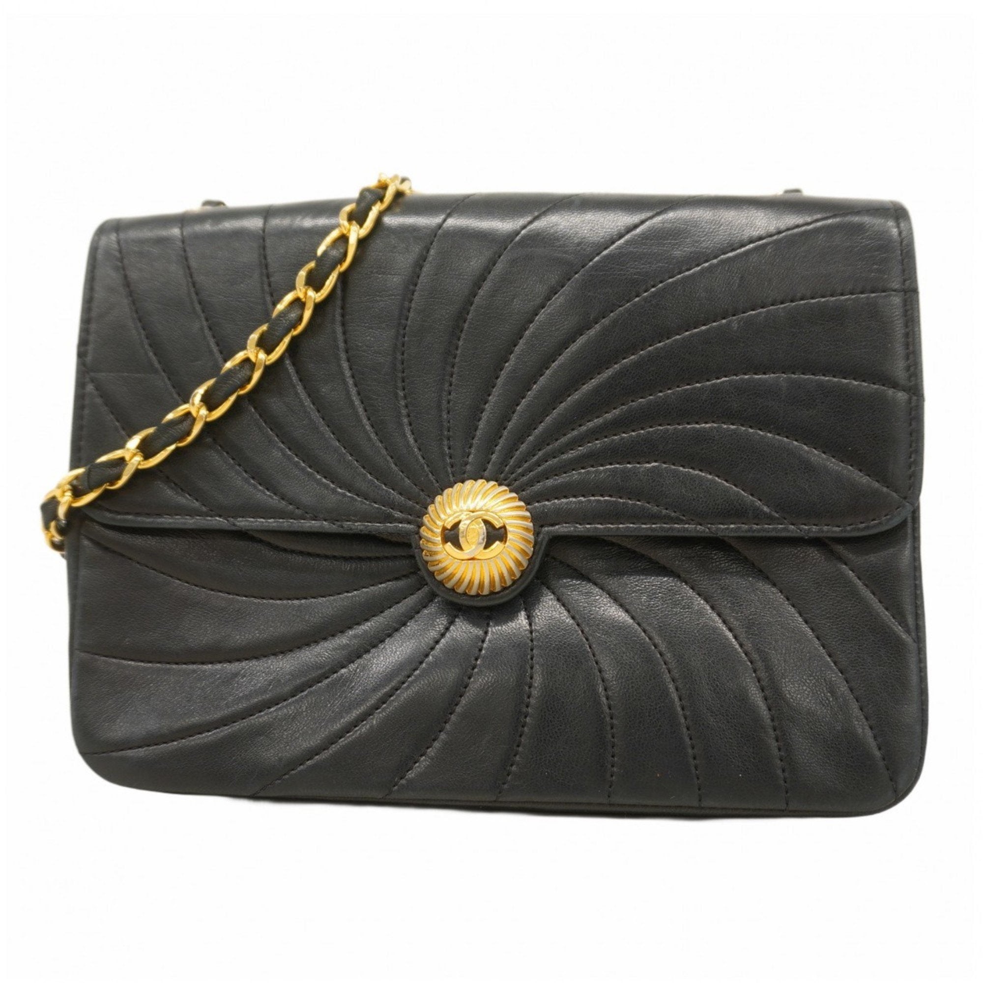 Vintage Envelope Flap Bag Quilted Lambskin Small