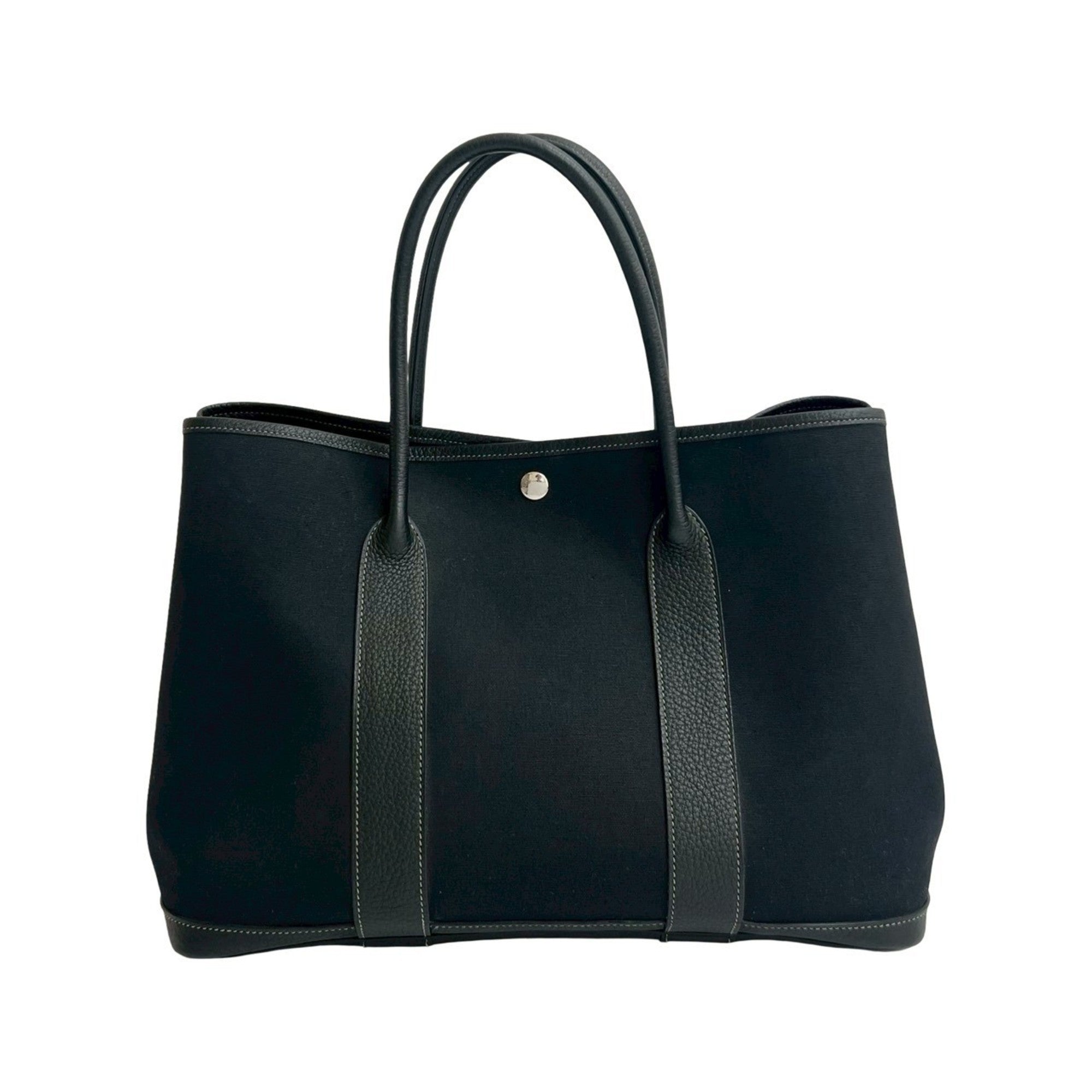 Garden Party Tote Toile and Leather 36