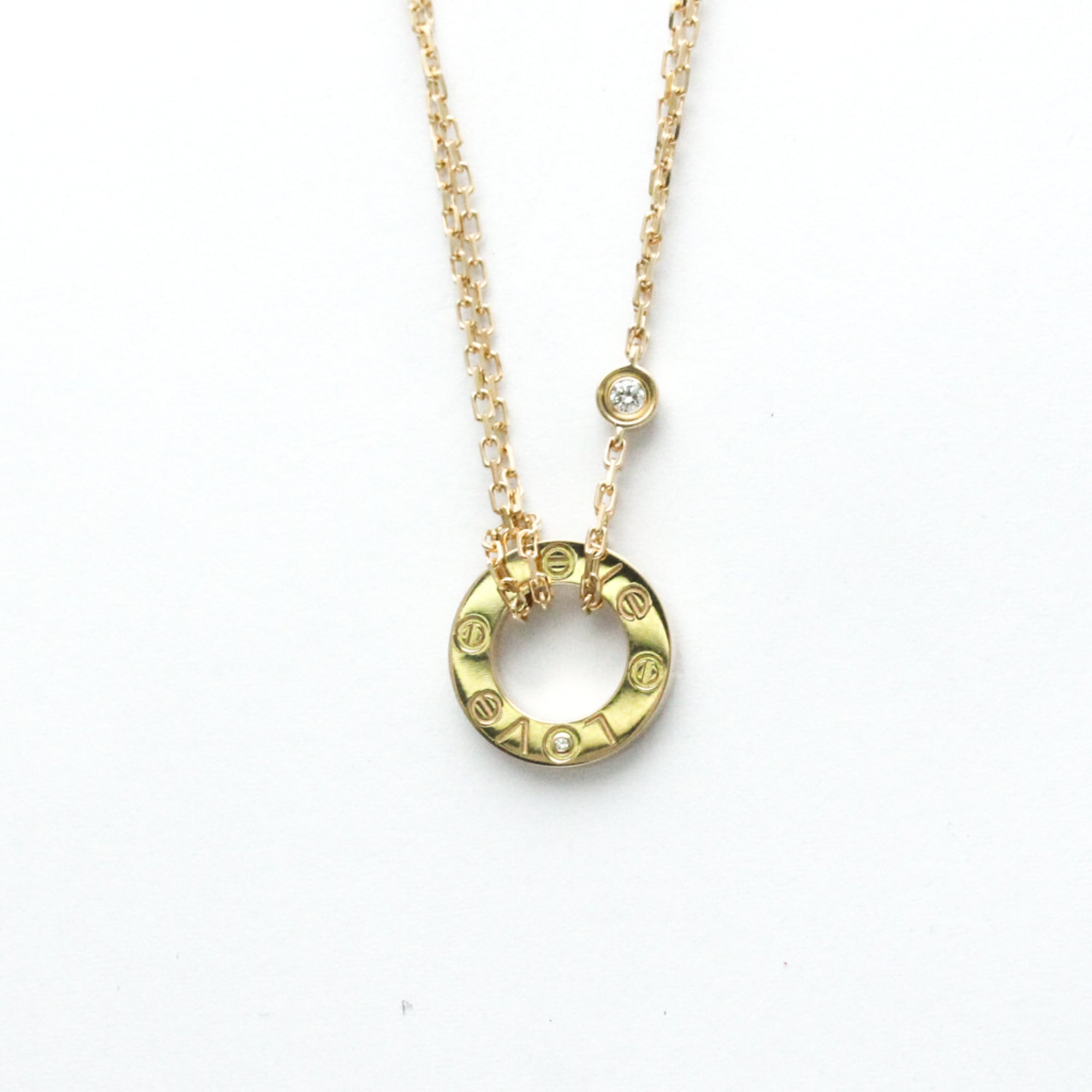 Pendant Necklace 18K Yellow Gold with Diamond