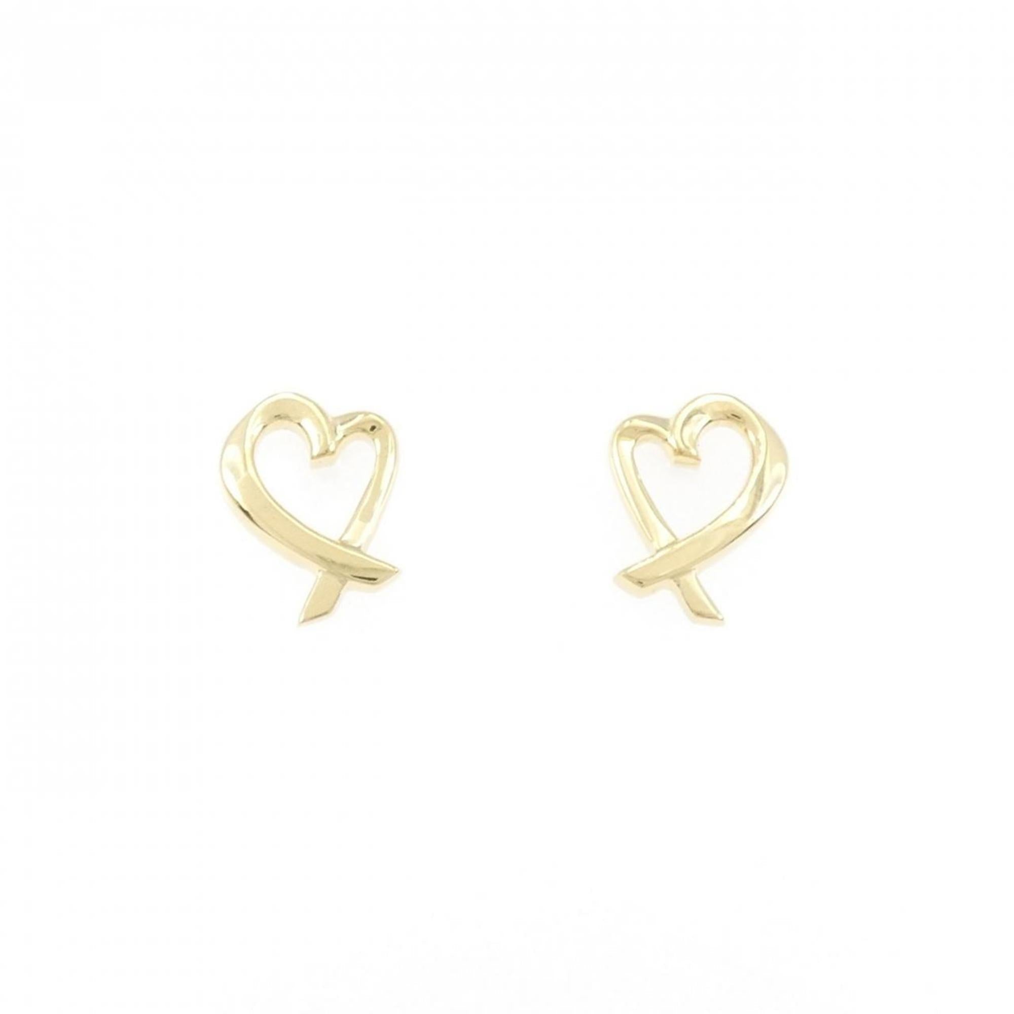 Loving Heart Earrings 18K Yellow Gold 18K Yellow Gold