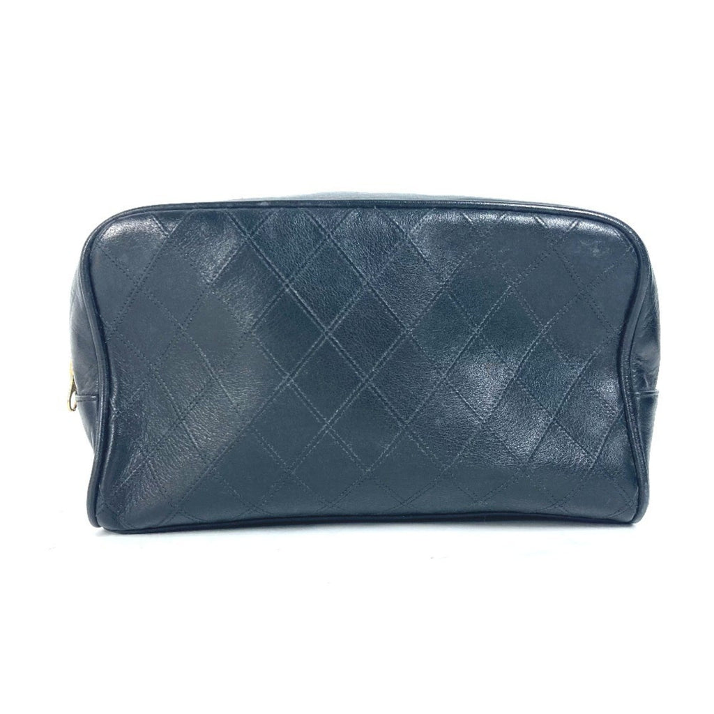 Vintage Diamond CC Camera Bag Quilted Leather Medium
