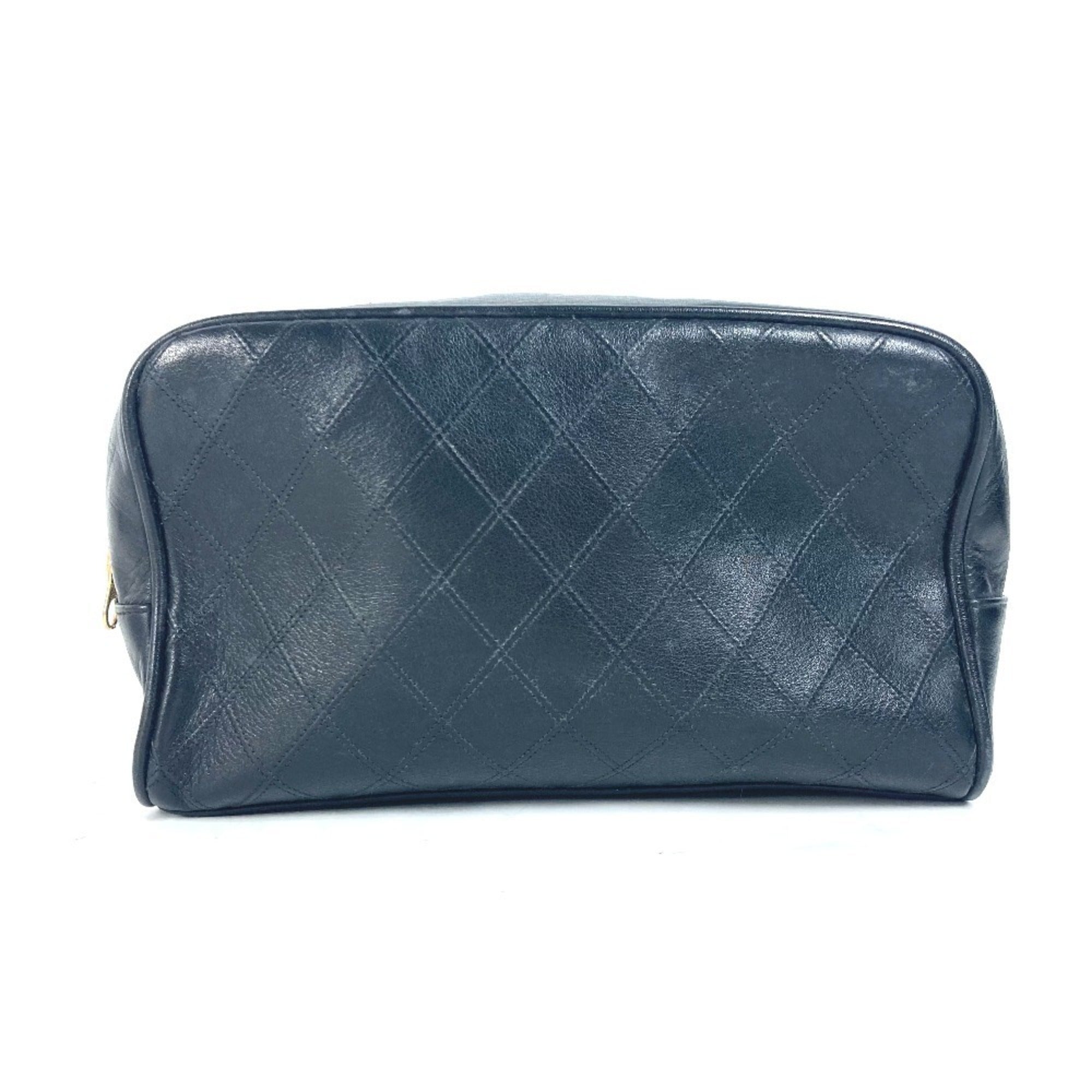 Vintage Diamond CC Camera Bag Quilted Leather Medium