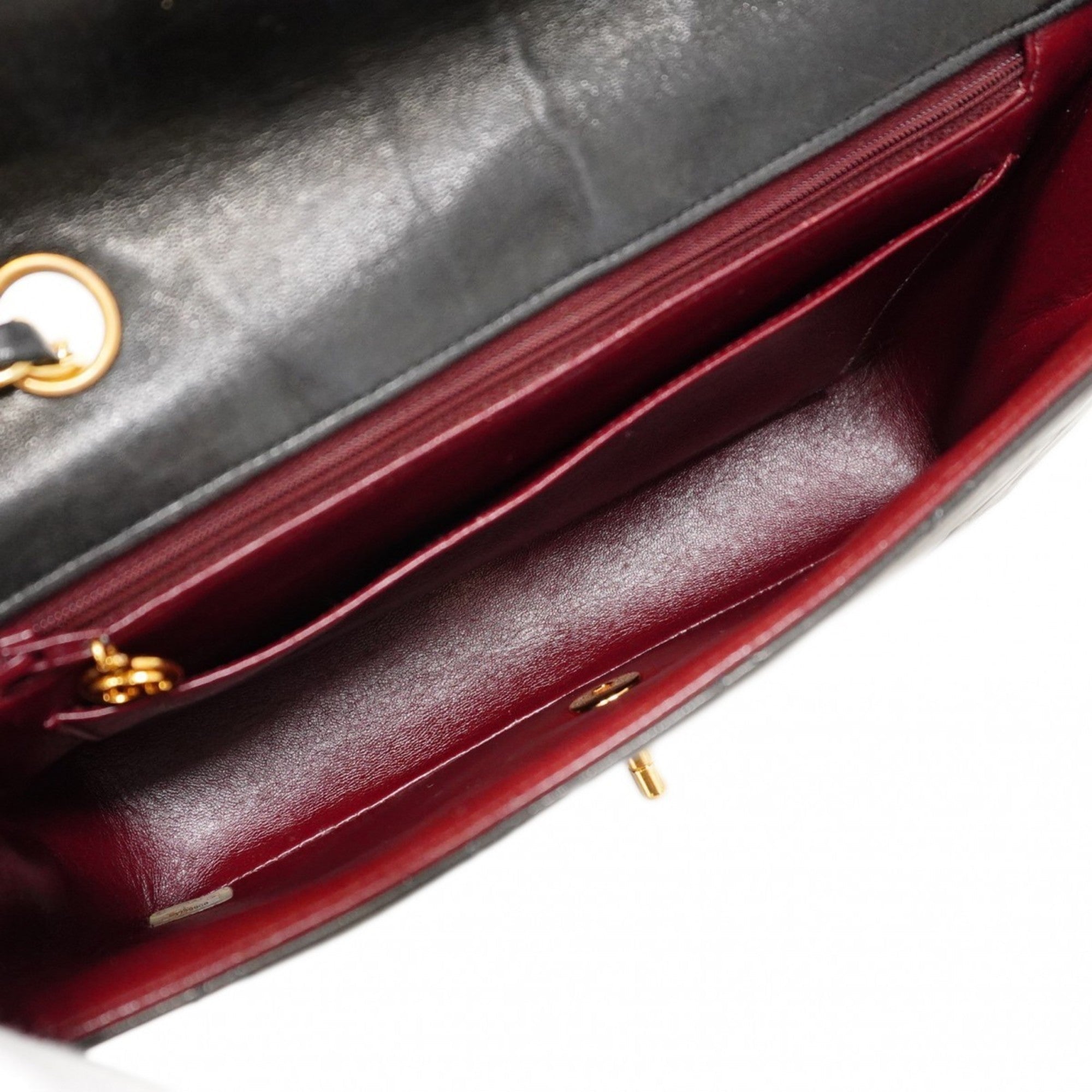 Vintage CC Chain Flap Bag Quilted Lambskin Medium