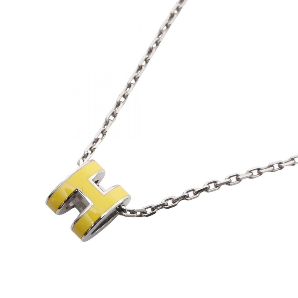 Pop H Pendant Necklace Sterling Silver