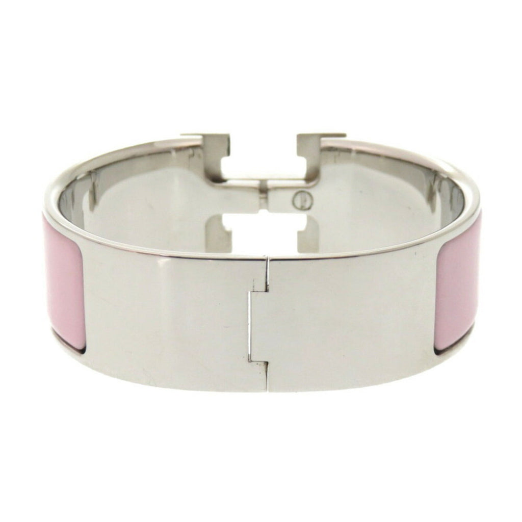 Click Clack Bracelet Metal Pink Engraved