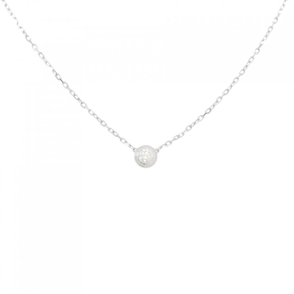 D'Amour Pendant Necklace 18K White Gold Large