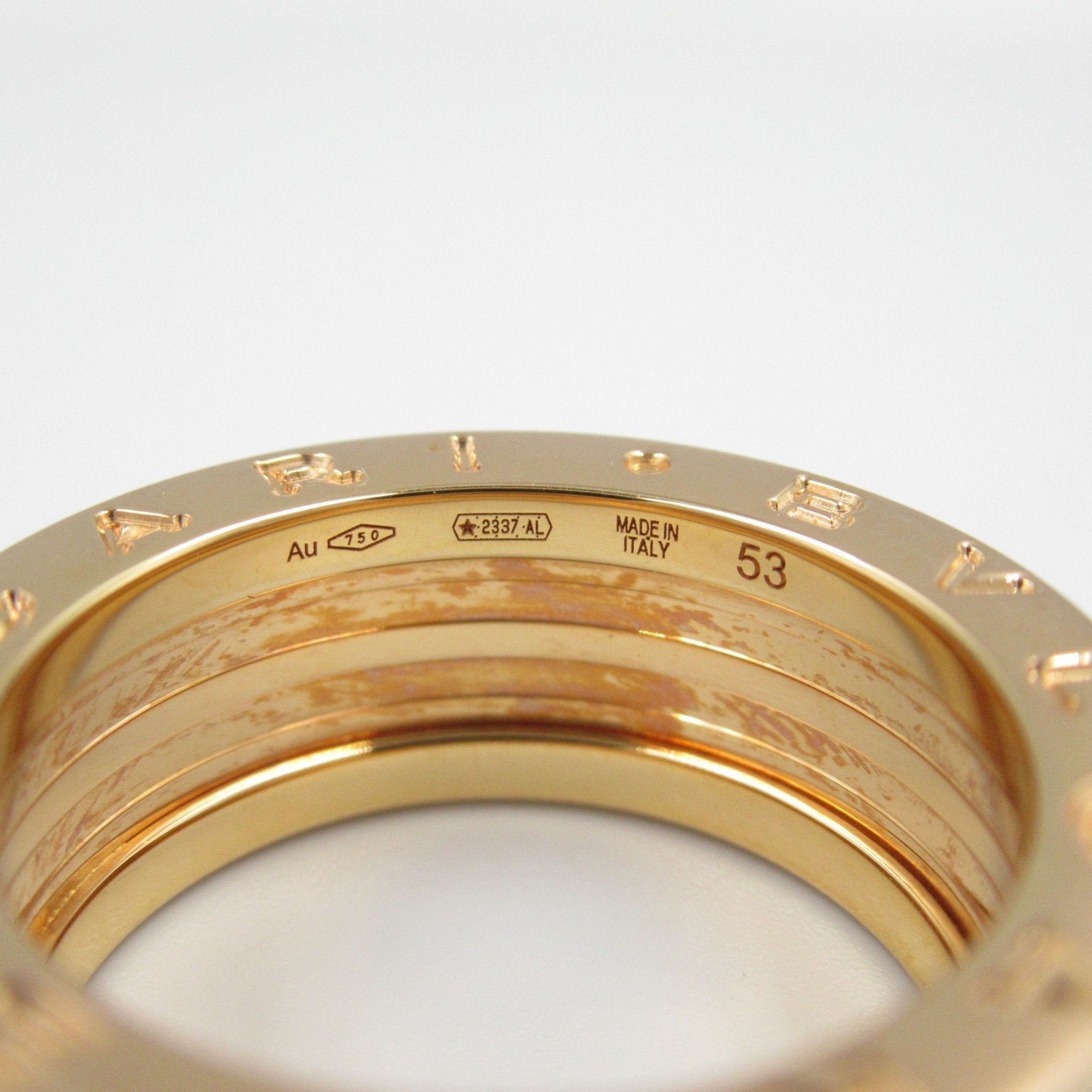 B.Zero1 Ring 18K Rose Gold and Ceramic