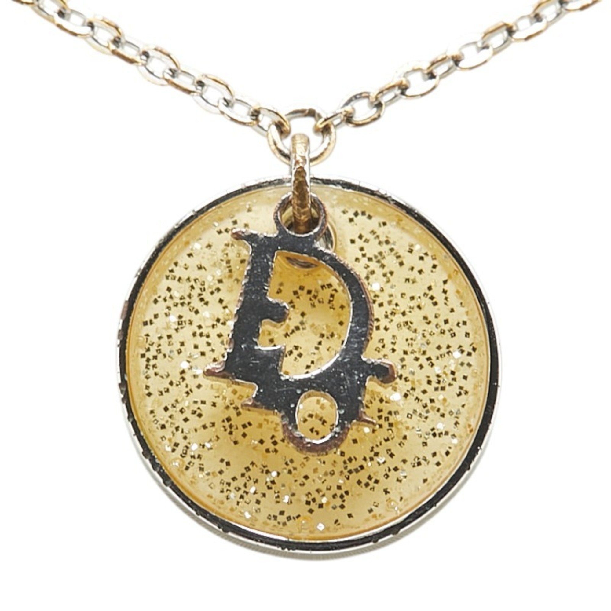 Pendant Necklace Metal Gold and Silver