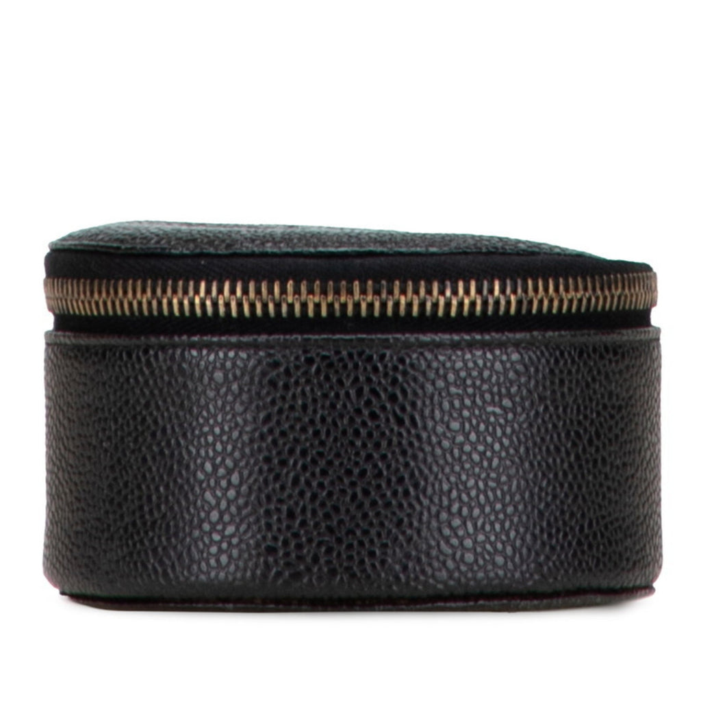 Vintage Timeless Cosmetic Case Caviar Medium