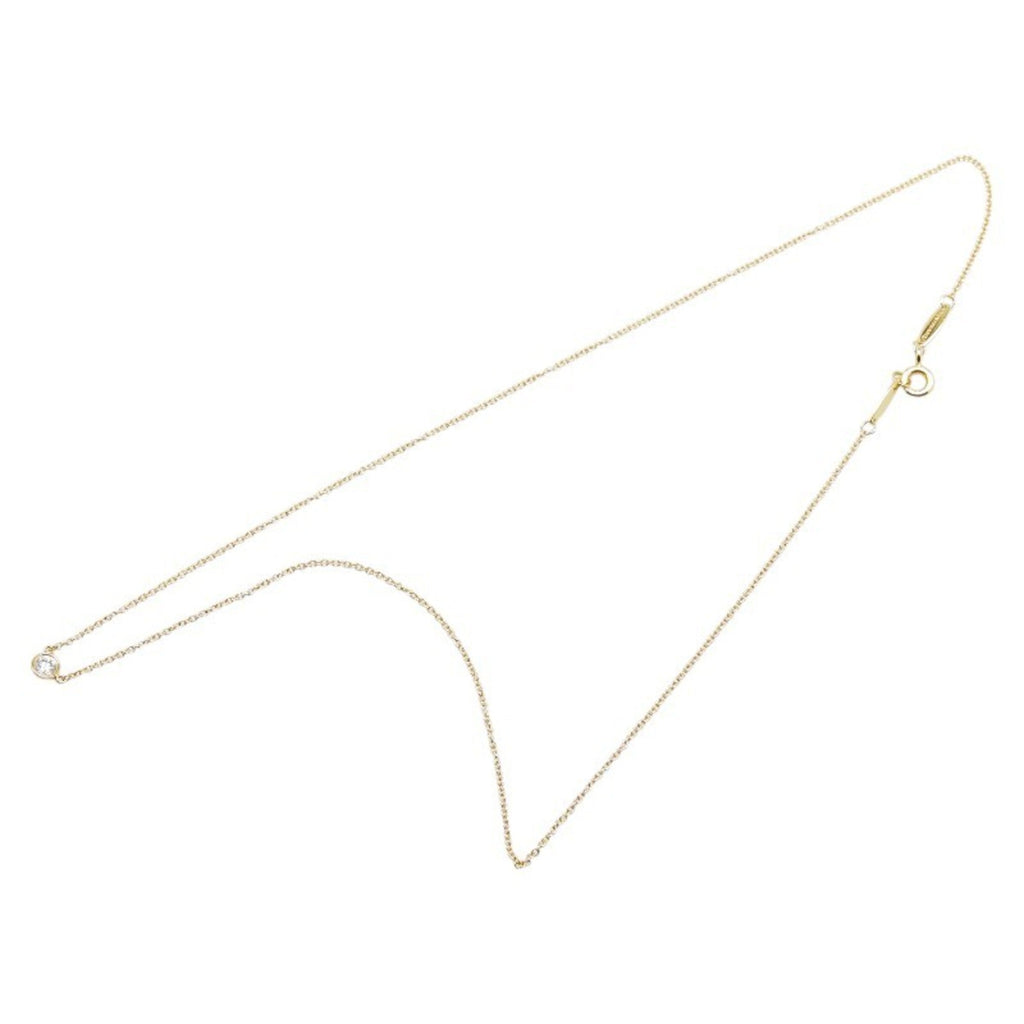Elsa Peretti Diamonds By The Yard Pendant Necklace 18K Yellow Gold and Diamond