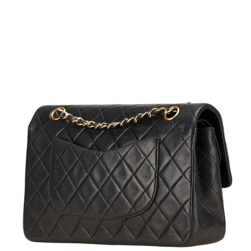 Vintage Classic Double Flap Bag Quilted Lambskin Medium