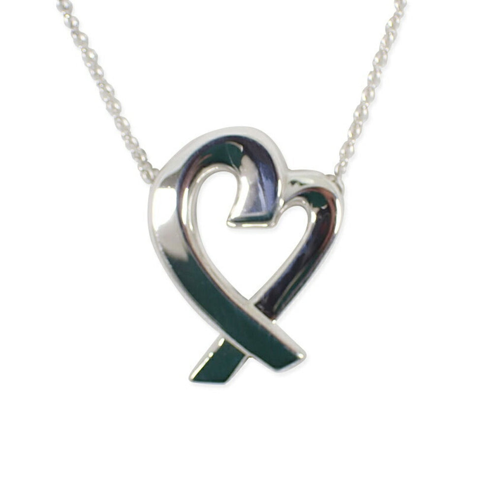 Loving Heart Pendant Necklace Sterling Silver
