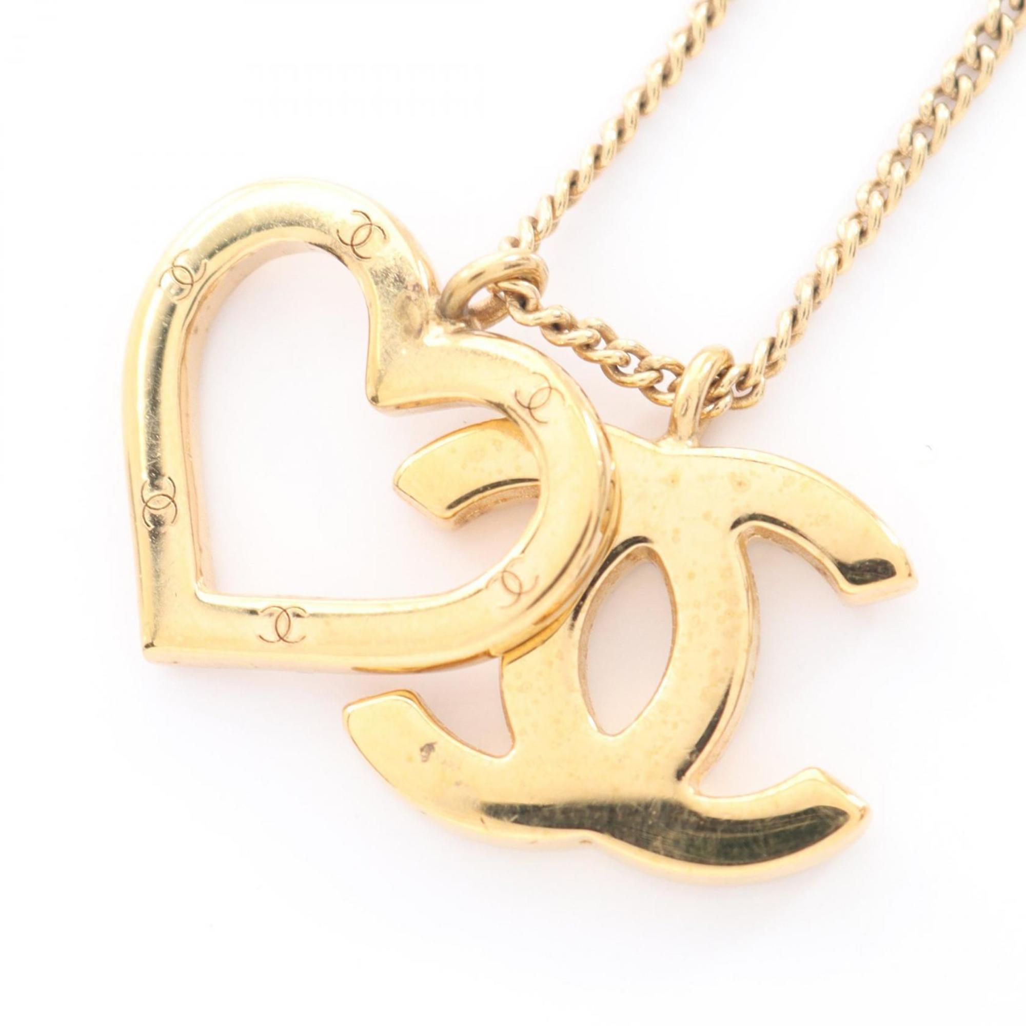 CC Logo Pendant Necklace Metal