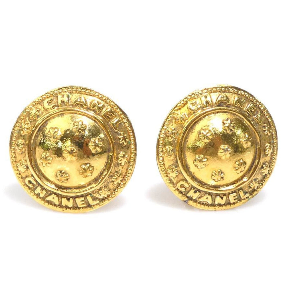 Earrings Gold-Tone Metal