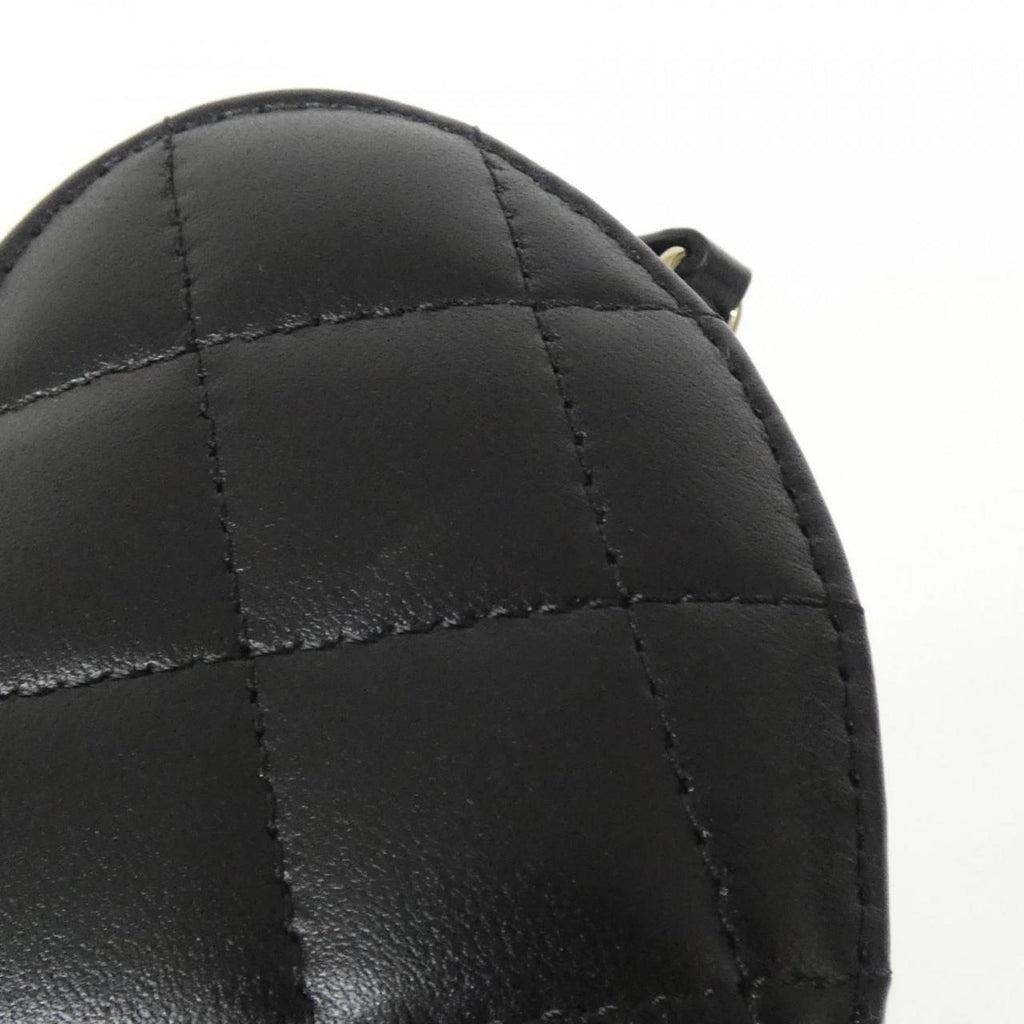 Handbag Charm Leather Black