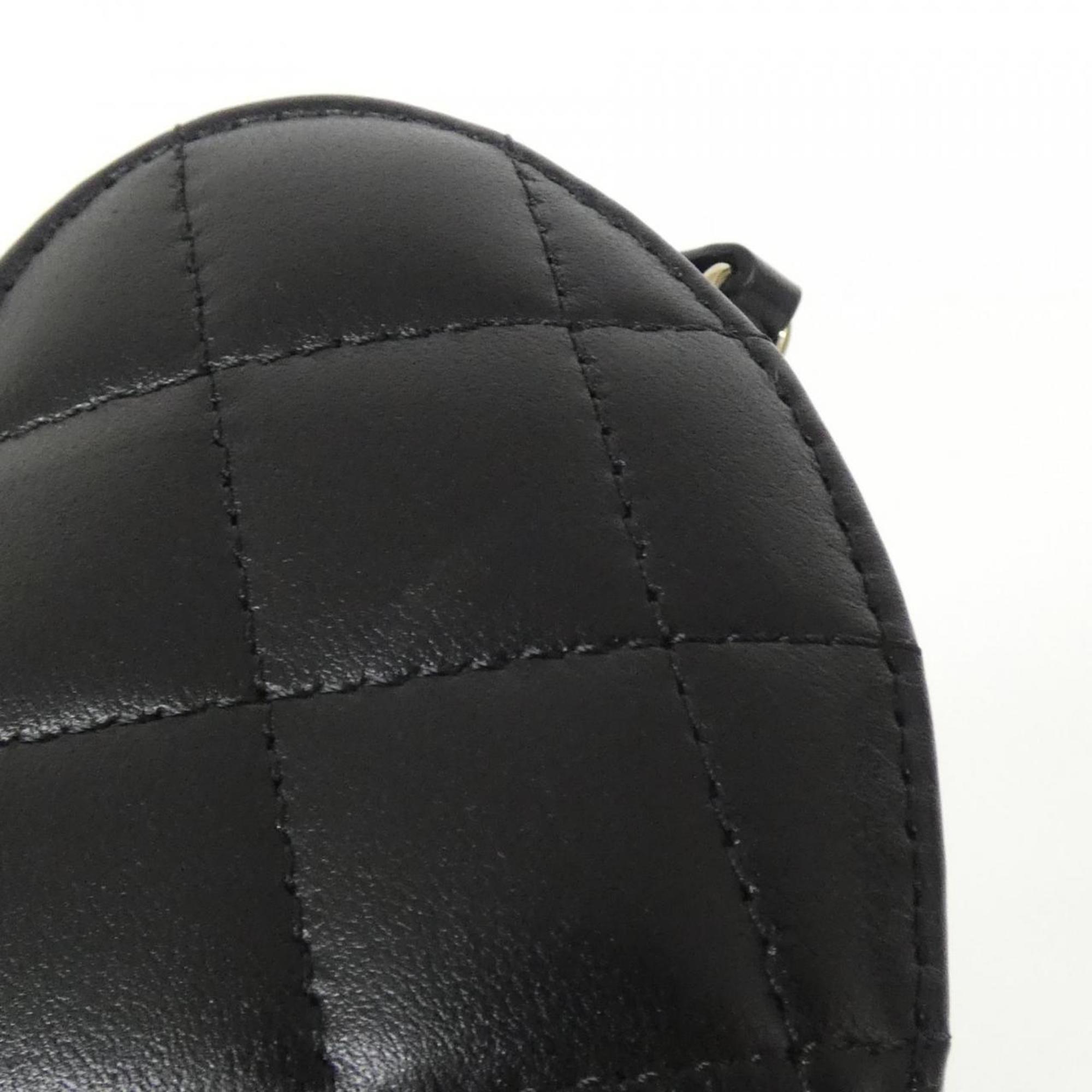 Handbag Charm Leather Black