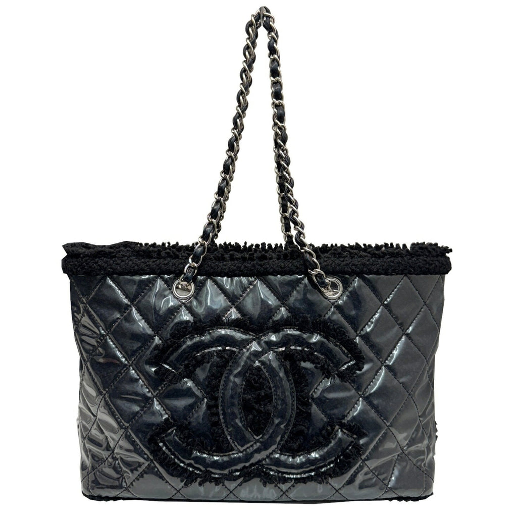 Funny Tweed Tote Quilted Vinyl Small