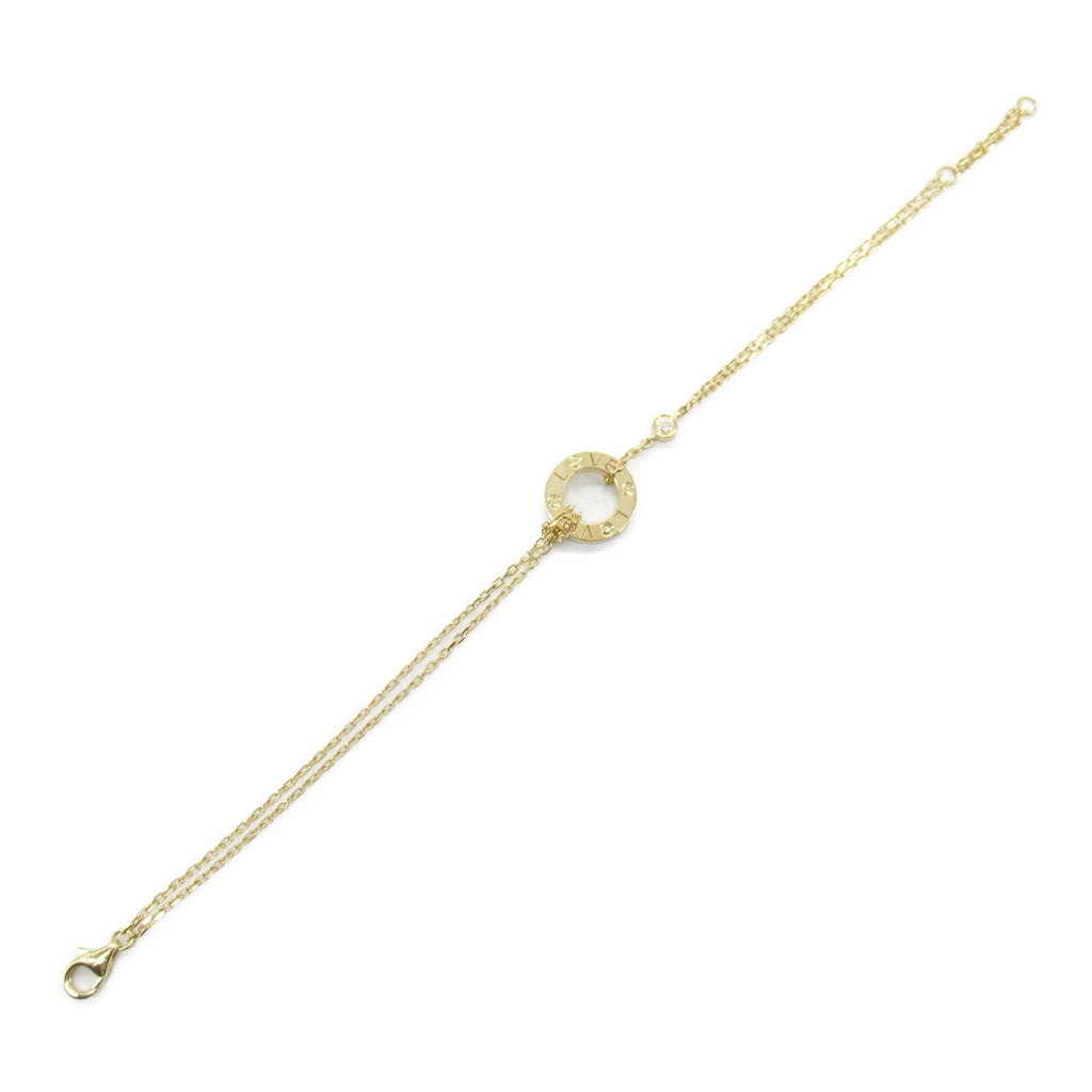 Love Circle Bracelet 18K Yellow Gold with Diamond