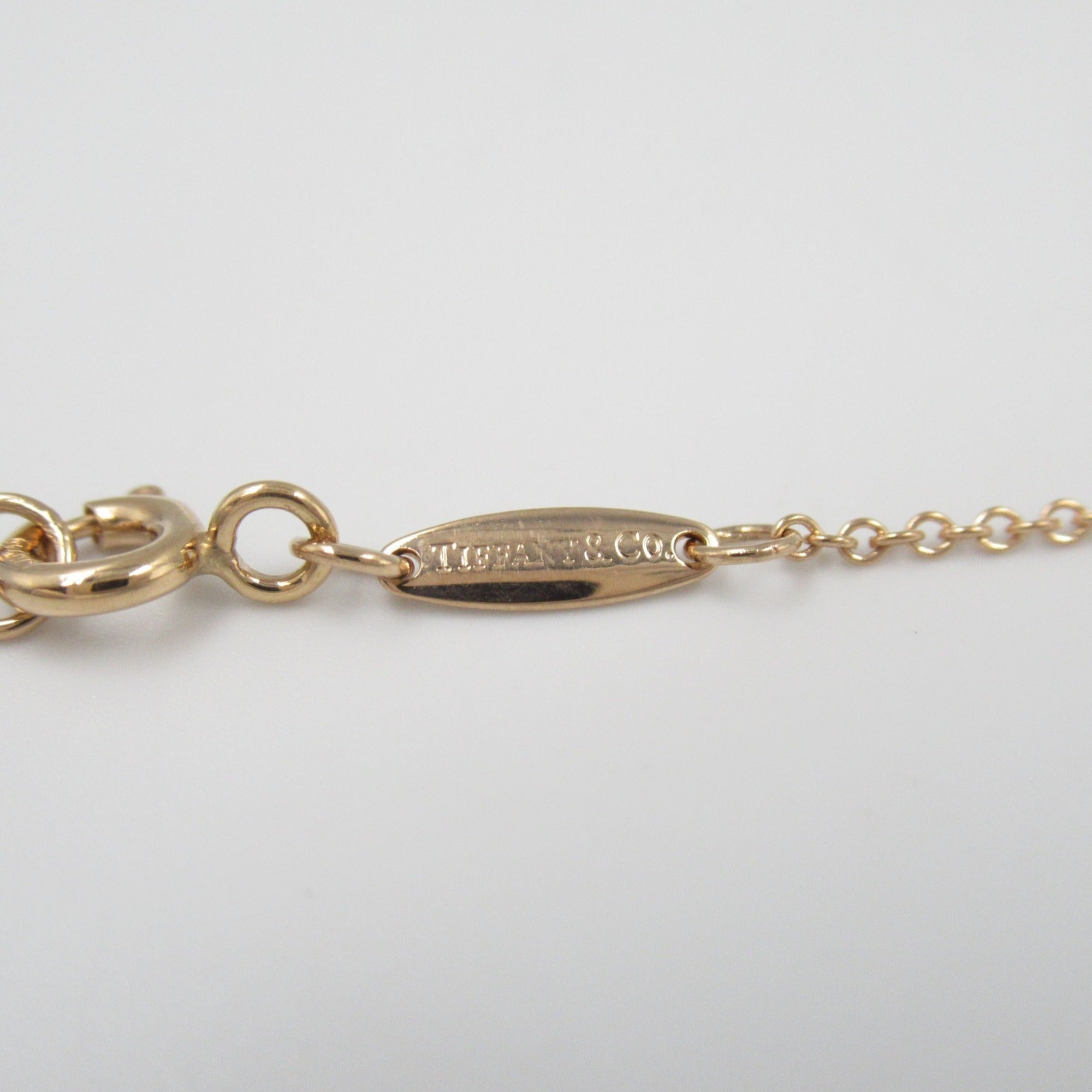 Elsa Peretti Diamonds By The Yard Pendant Necklace 18K Rose Gold and Diamond