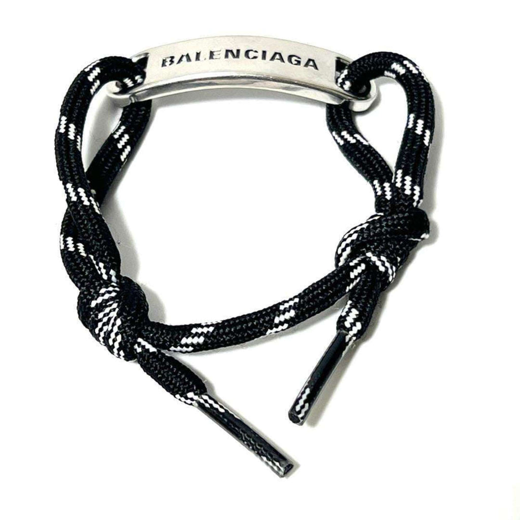 Plate Bracelet Cotton and Metal