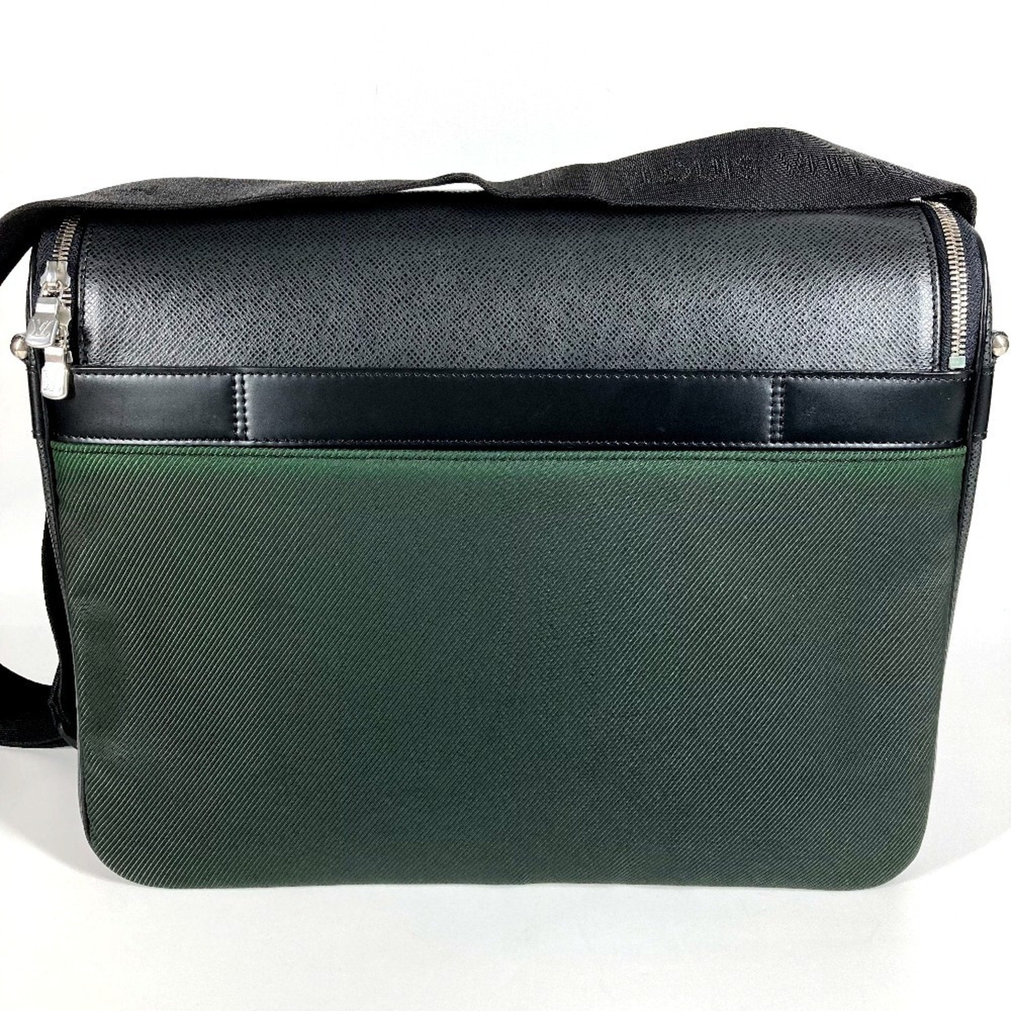 Taimyr Messenger Bag Taiga Leather and Canvas