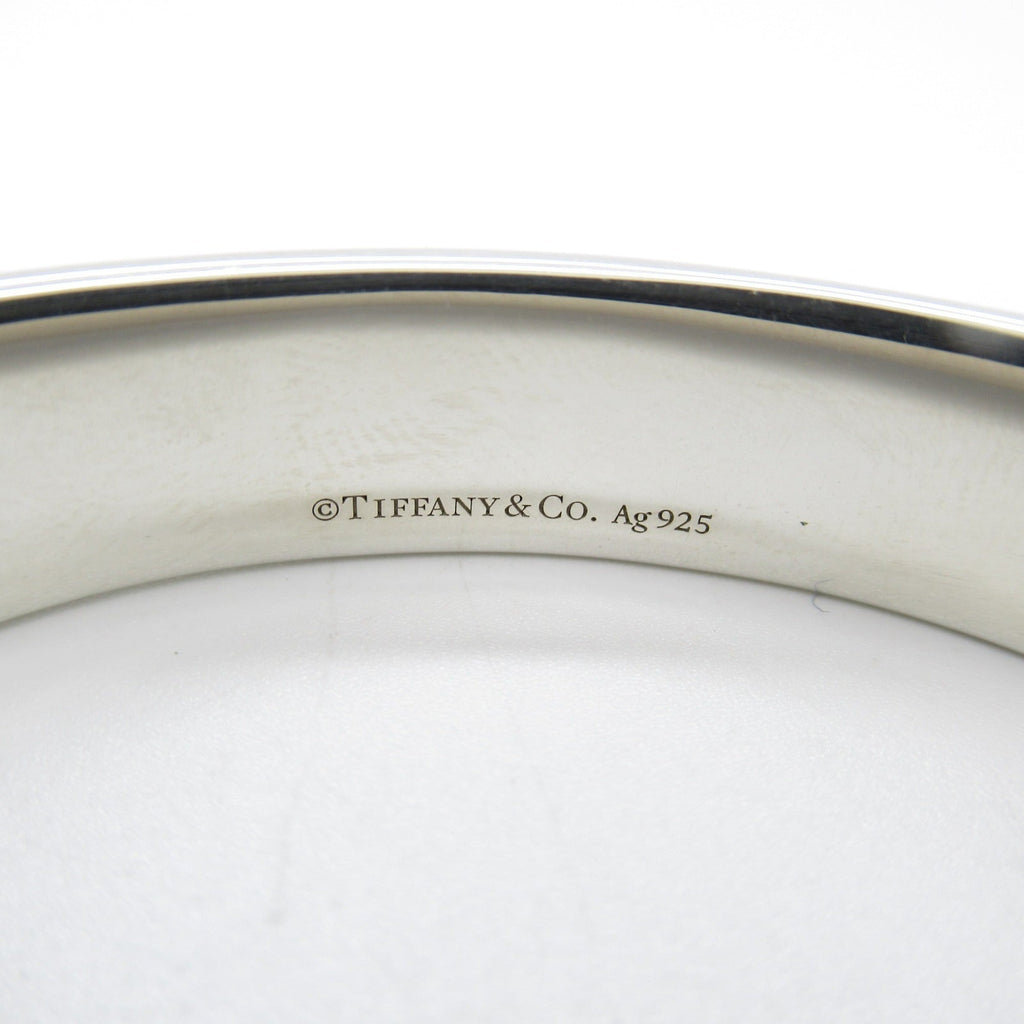 Narrow Cuff Bracelet Sterling Silver with Diamond