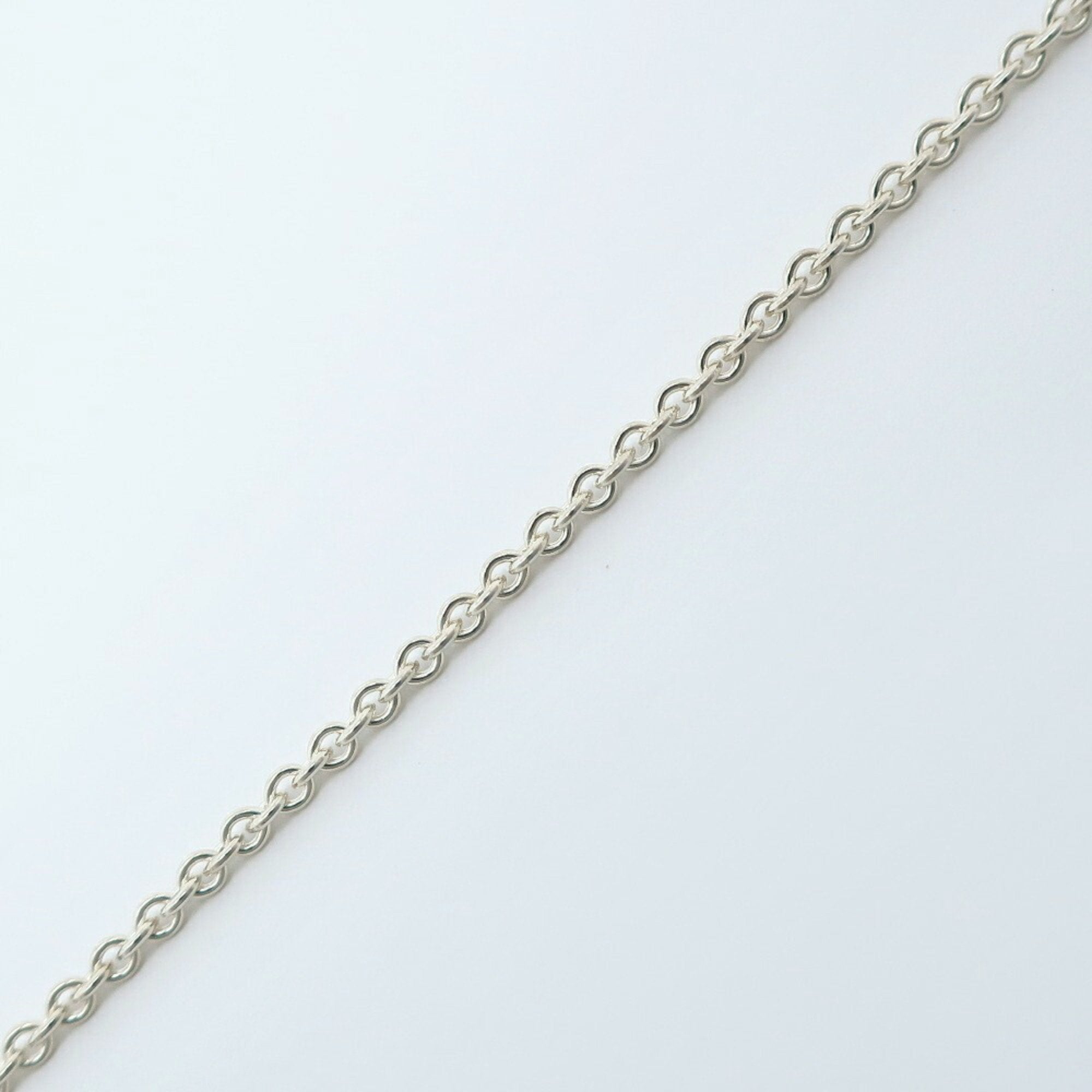 Open Heart Pendant Necklace Sterling Silver 21mm