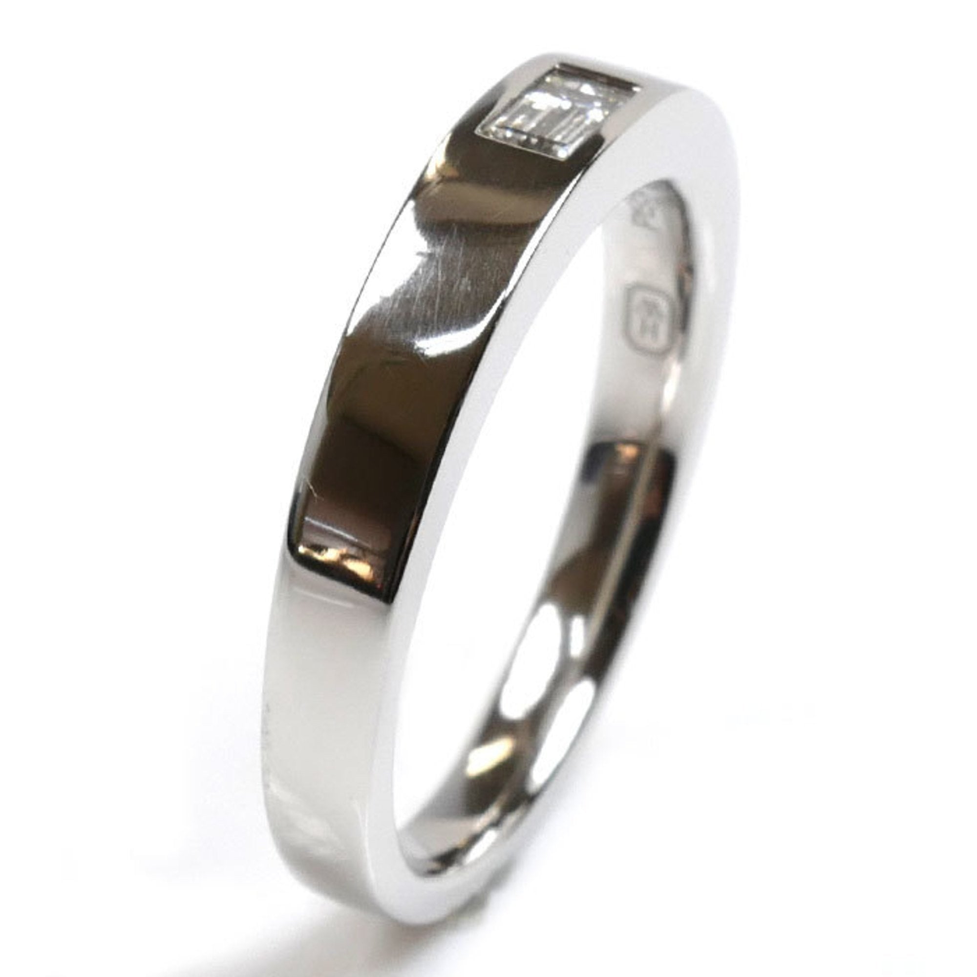 Band Ring Platinum With Diamond
