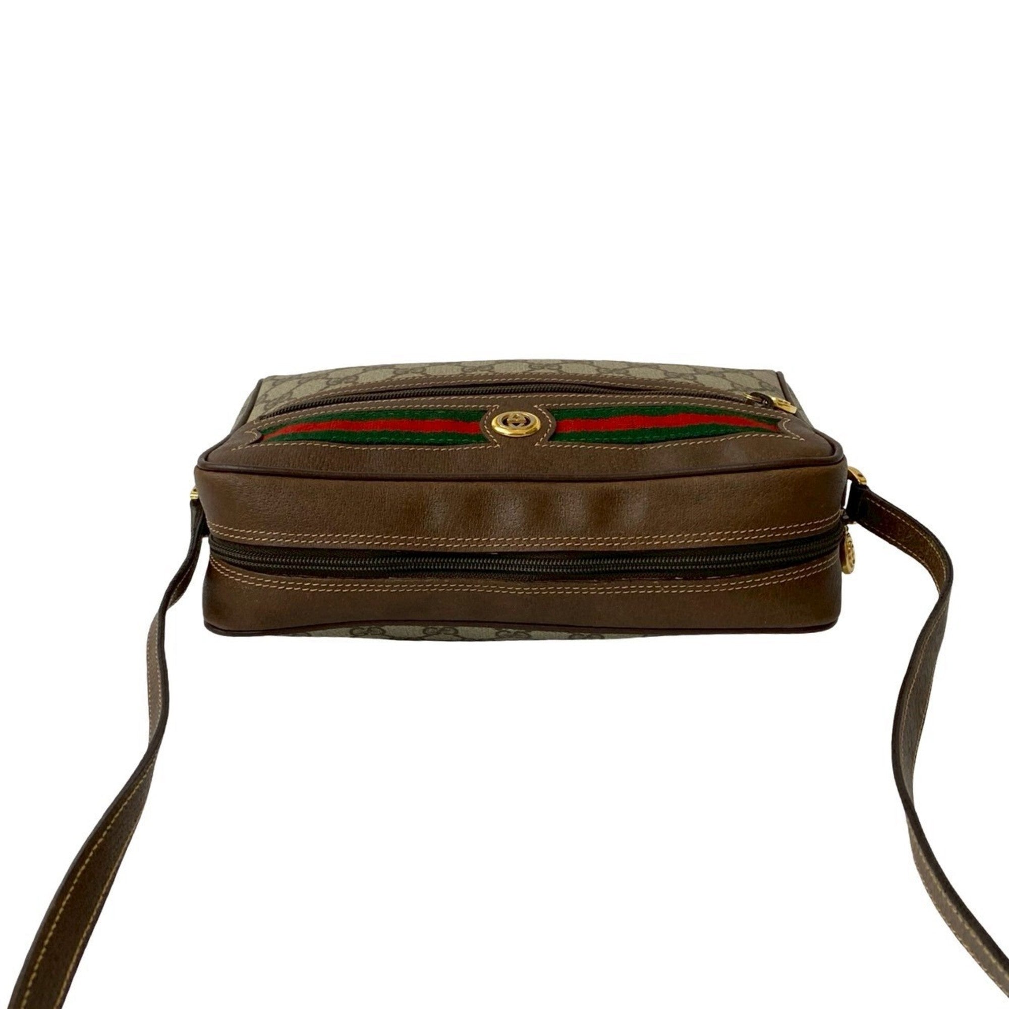 Ophidia Shoulder Bag GG Coated Canvas Small
