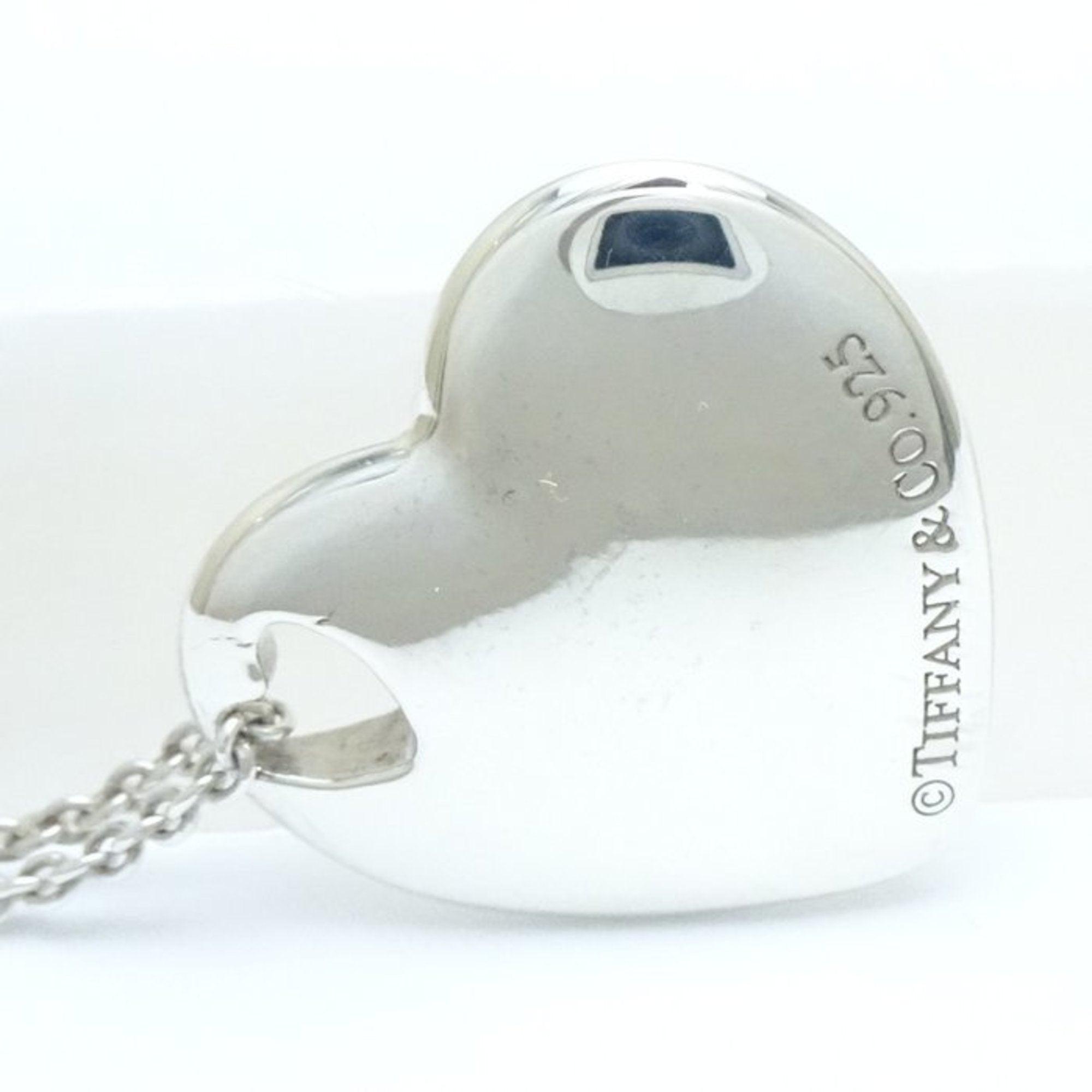 Heart Pendant Necklace Sterling Silver