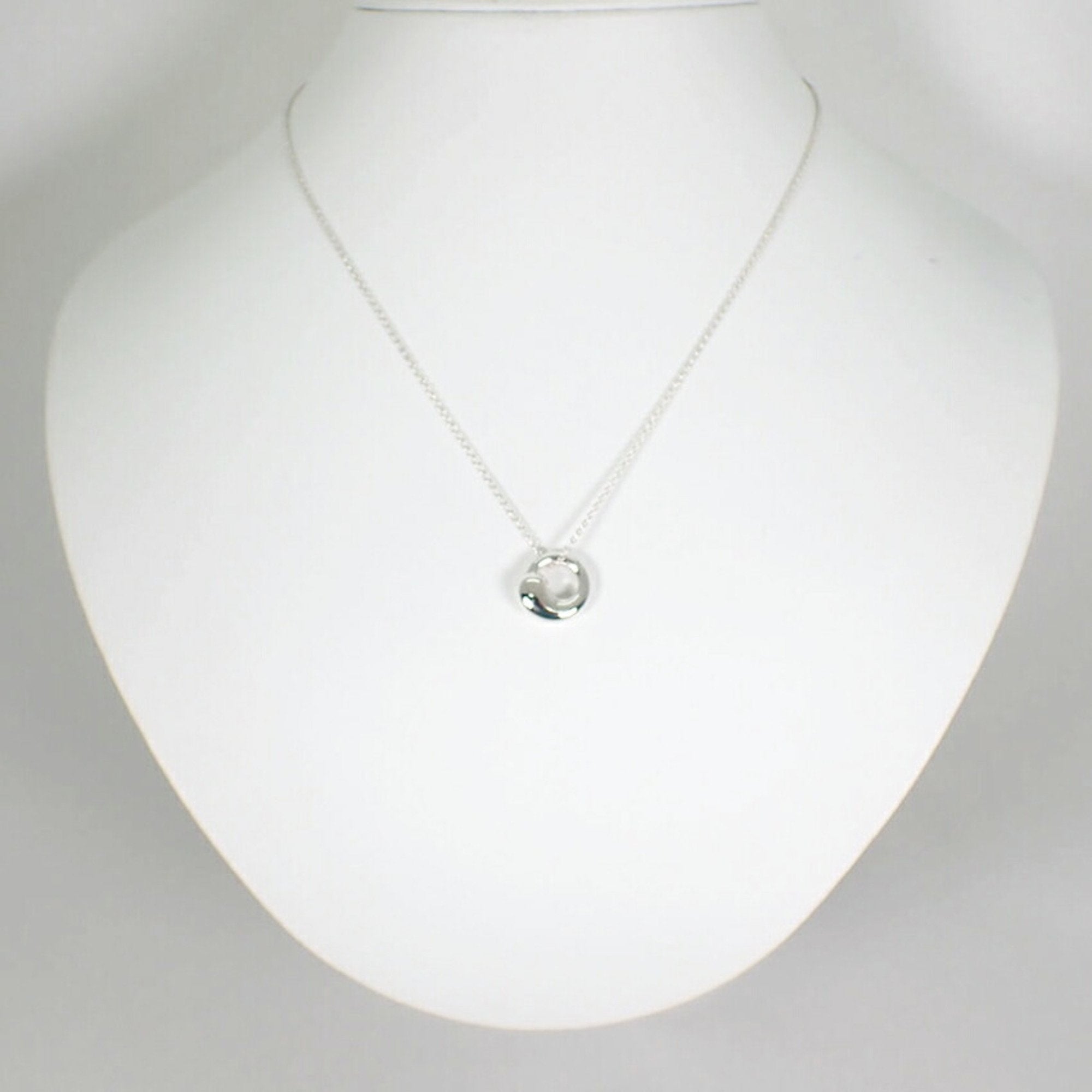 Eternal Circle Pendant Necklace Sterling Silver