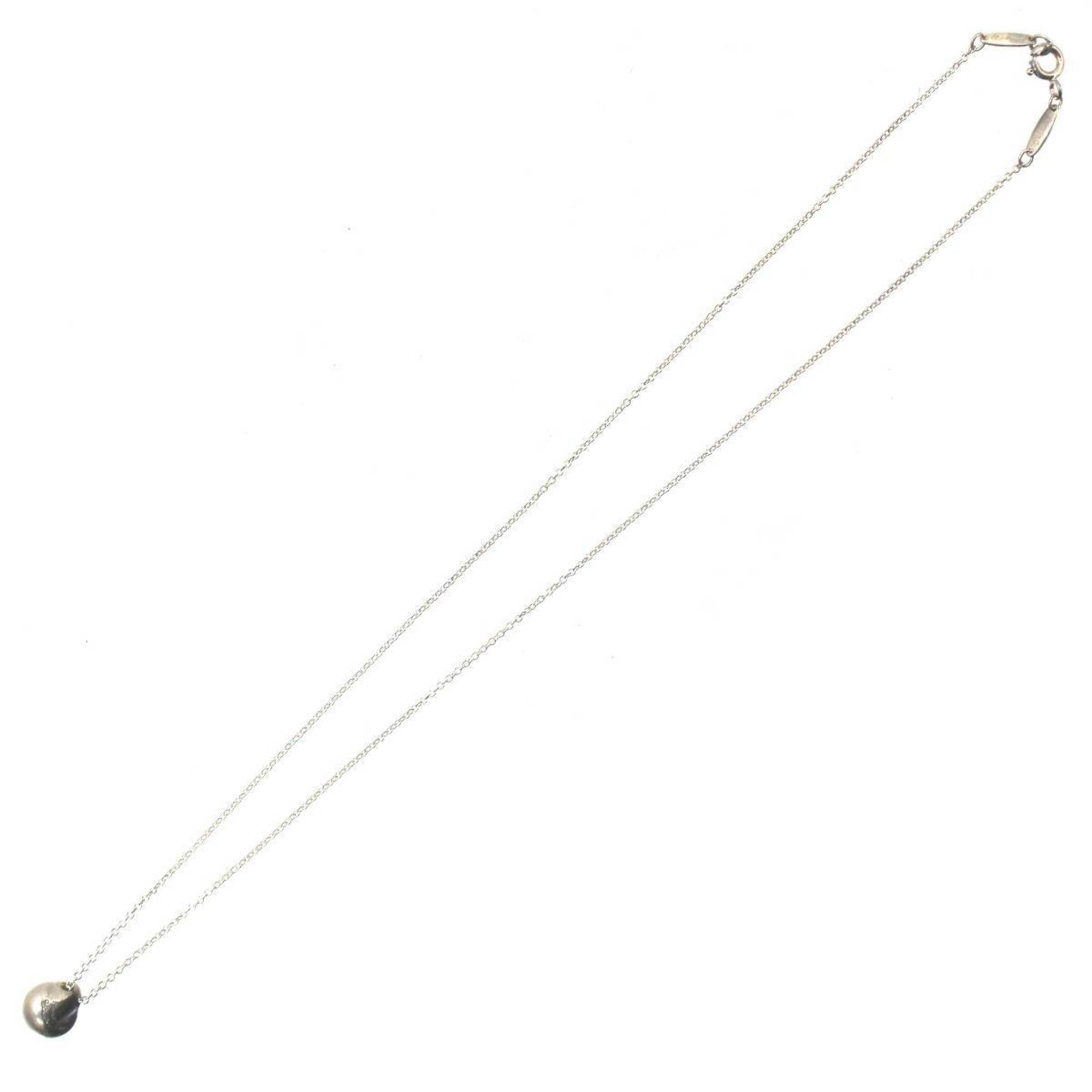 Elsa Peretti Pendant Necklace Sterling Silver 9.4mm