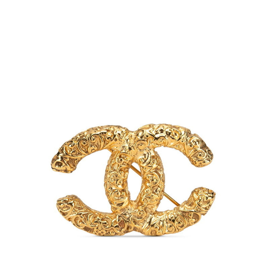 CC Logo Brooch Metal