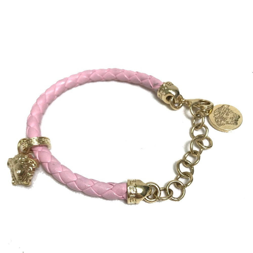Medusa Bracelet Leather and Metal