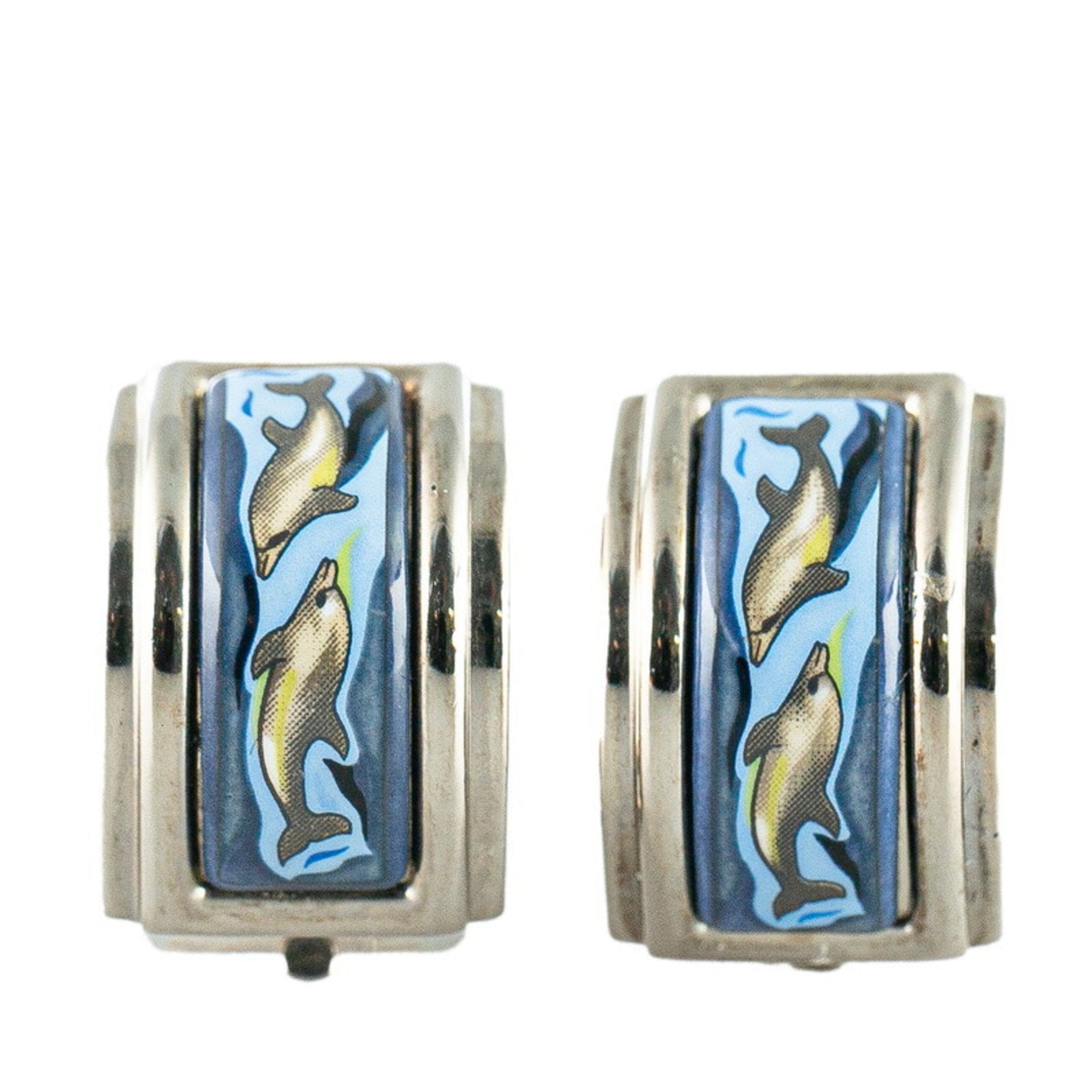 Earrings Silver-Tone Metal