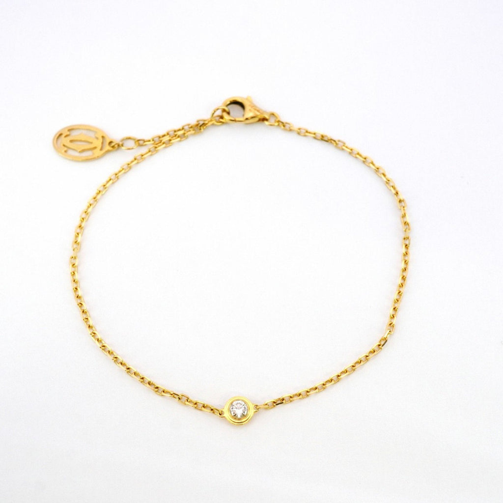Bracelet 18K Yellow Gold Small with Diamond