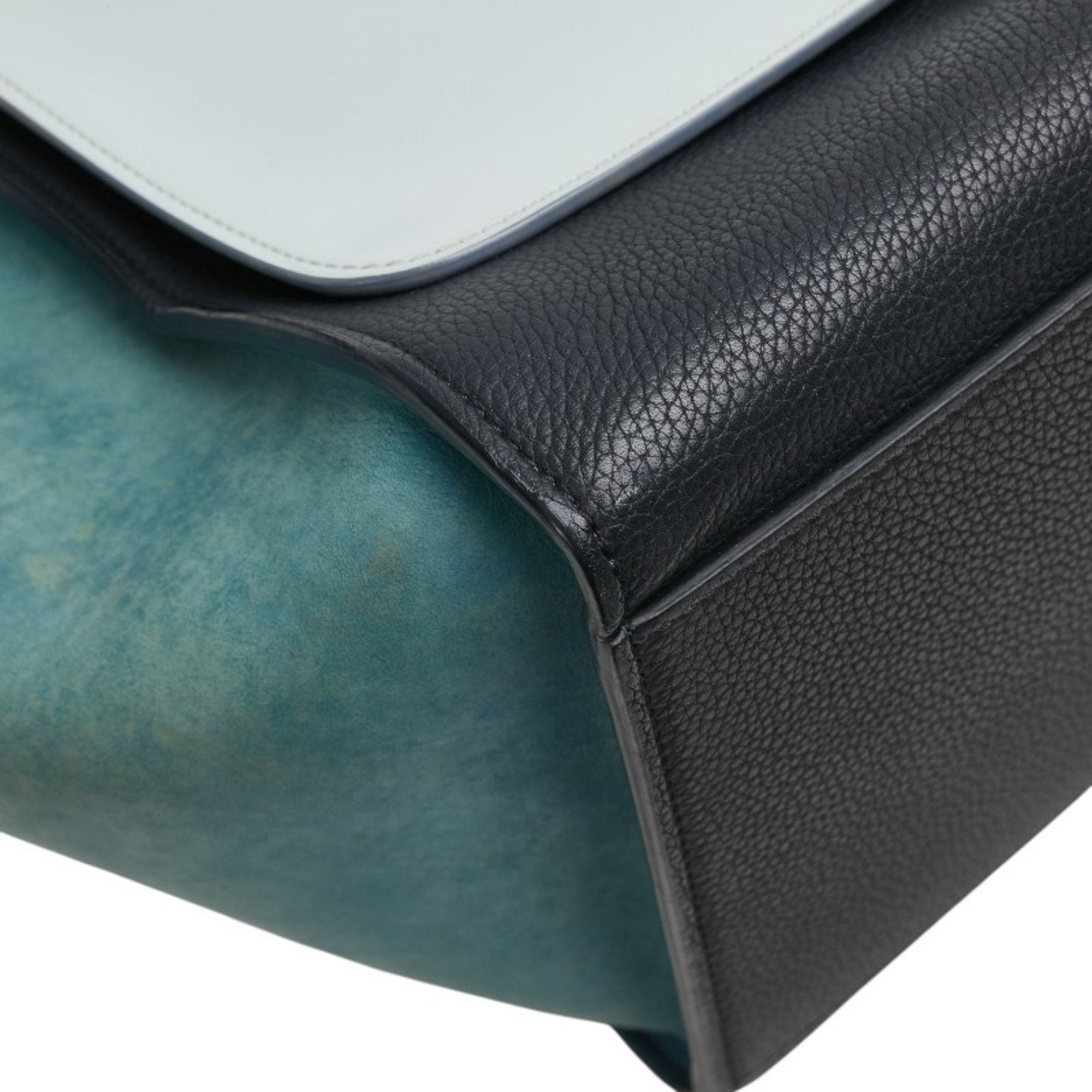 Tricolor Trapeze Bag Leather Small