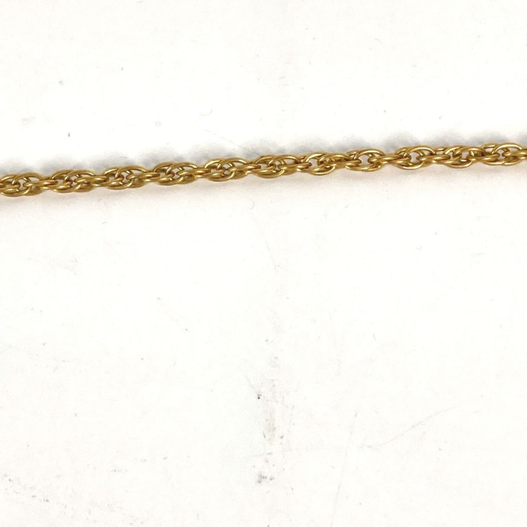 Vintage Long Chain Necklace Gold