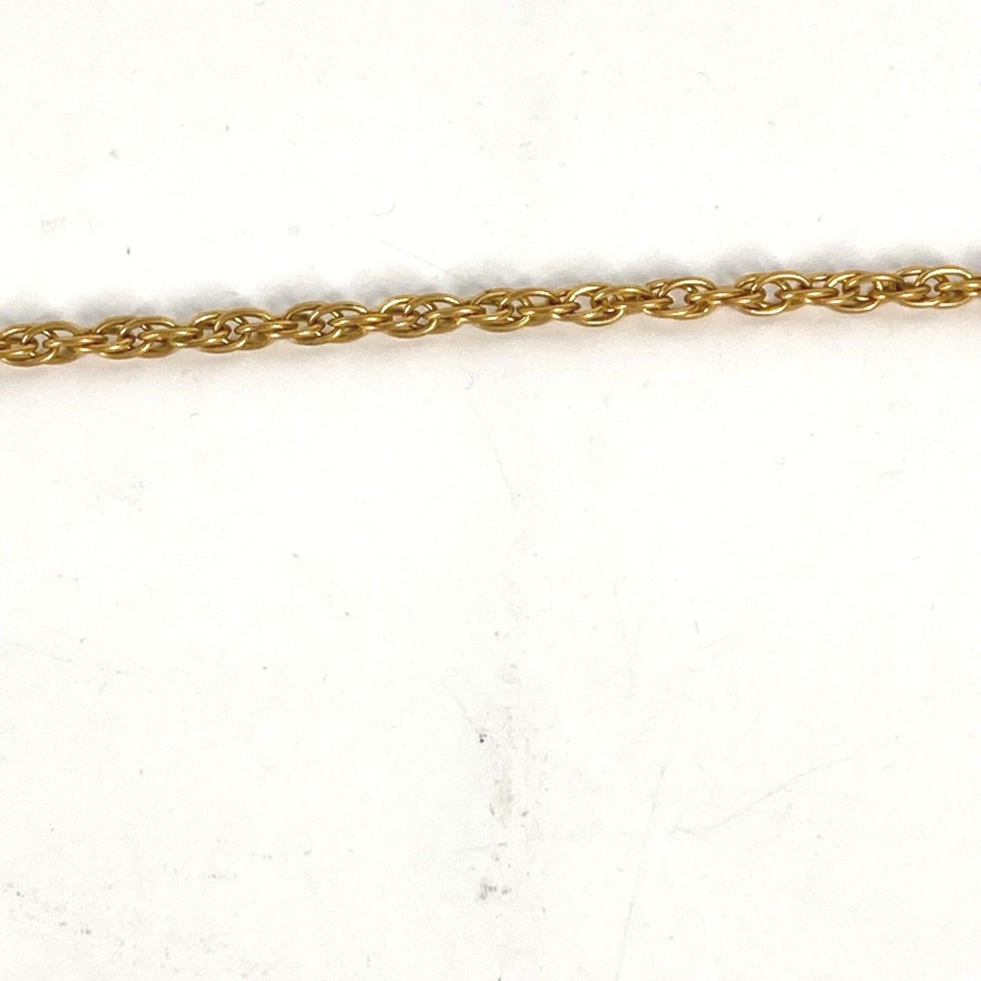 Vintage Long Chain Necklace Gold