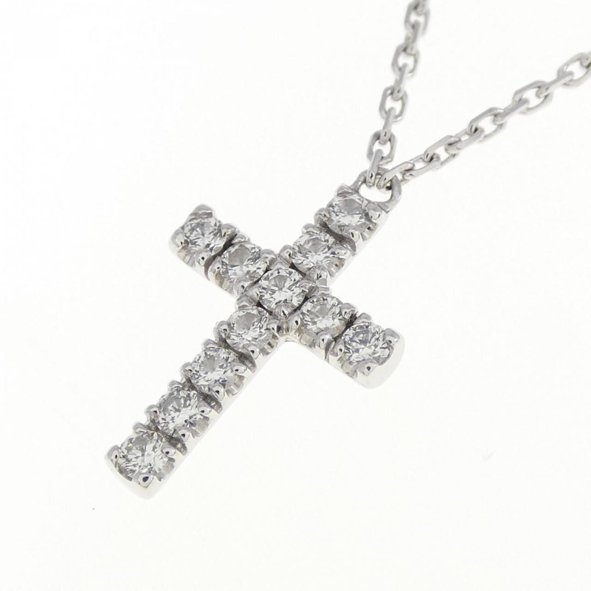 Pendant Necklace 18K White Gold with Diamond
